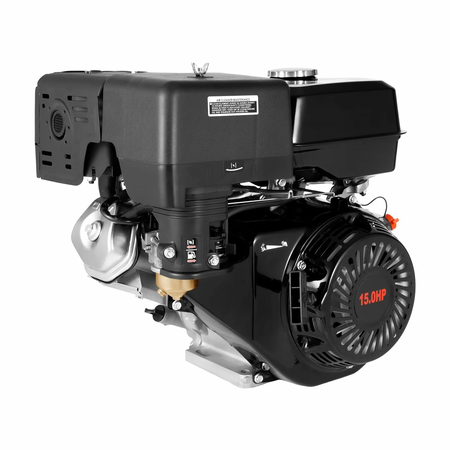 15 HP 4 tiempos, 9,7 kW, motor de gasolina, motor estacionario, motor de karts, motor de arranque, 1 cilindro, motor de gasolina, motores de gasolina, motor de estacionamiento, gasolina