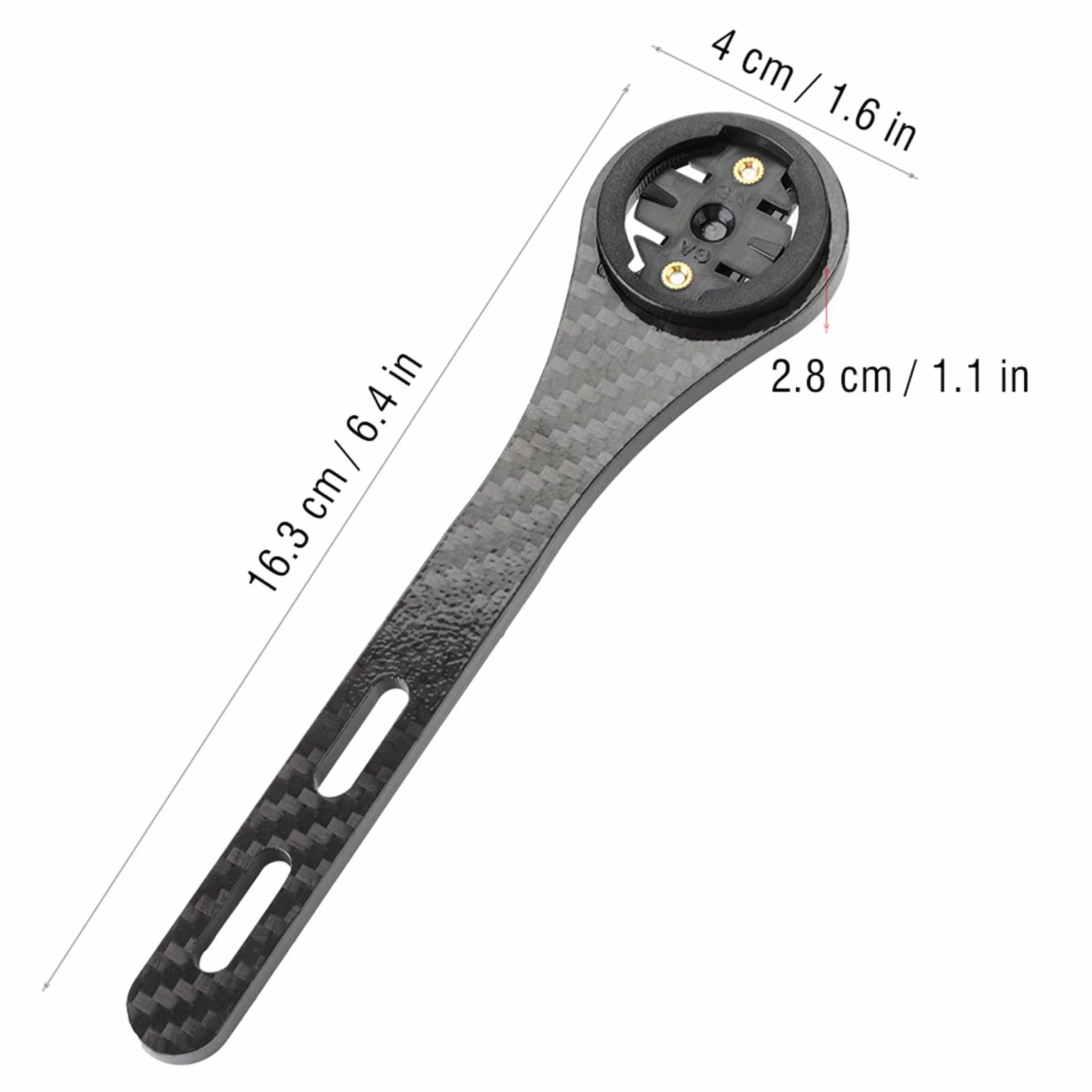 Soporte de Bicicleta de Fibra de Carbono para Garmin Edge