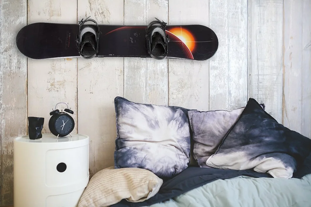 Soporte de Pared para Snowboard de Acero