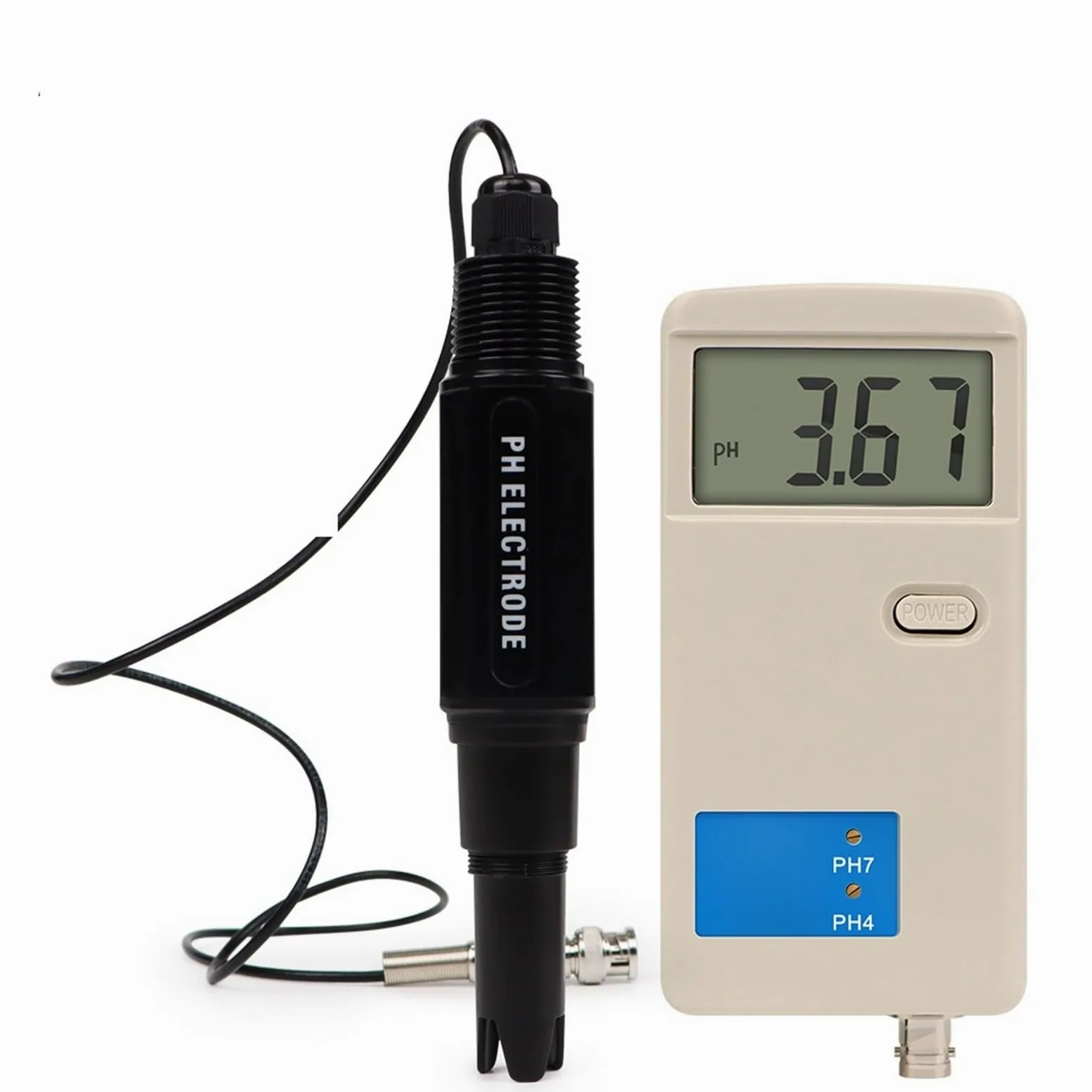 Medidor de PH, Medidor de pH digital retroiluminado de alta precisión, medidor de calidad del agua for laboratorio, agua potable, acuarios, hidroponía.
