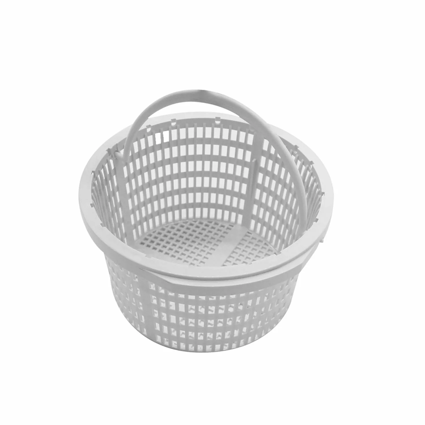 Linxor - Cesta redonda para Skimmer de piscina, diámetro 18,8 cm, color blanco
