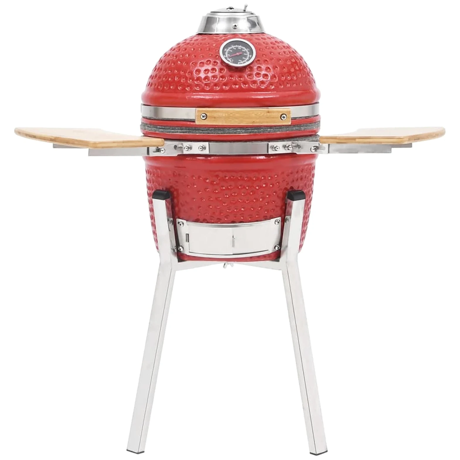 LAPOOH Barbacoa ahumadora Kamado de cerámica 76 cm, Barbacoa Carbon, Ahumador Barbacoa, Parrilla De La Barbacoa, Barbacoa Carbon Y Leña