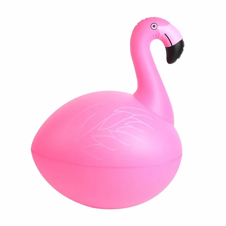 Linterna Solar Hinchable Flamenco para Piscina, Estanque y Jardín, Lámpara LED Flotante IP68, Iluminación Decorativa Automática con Energía Solar (4, Pink)