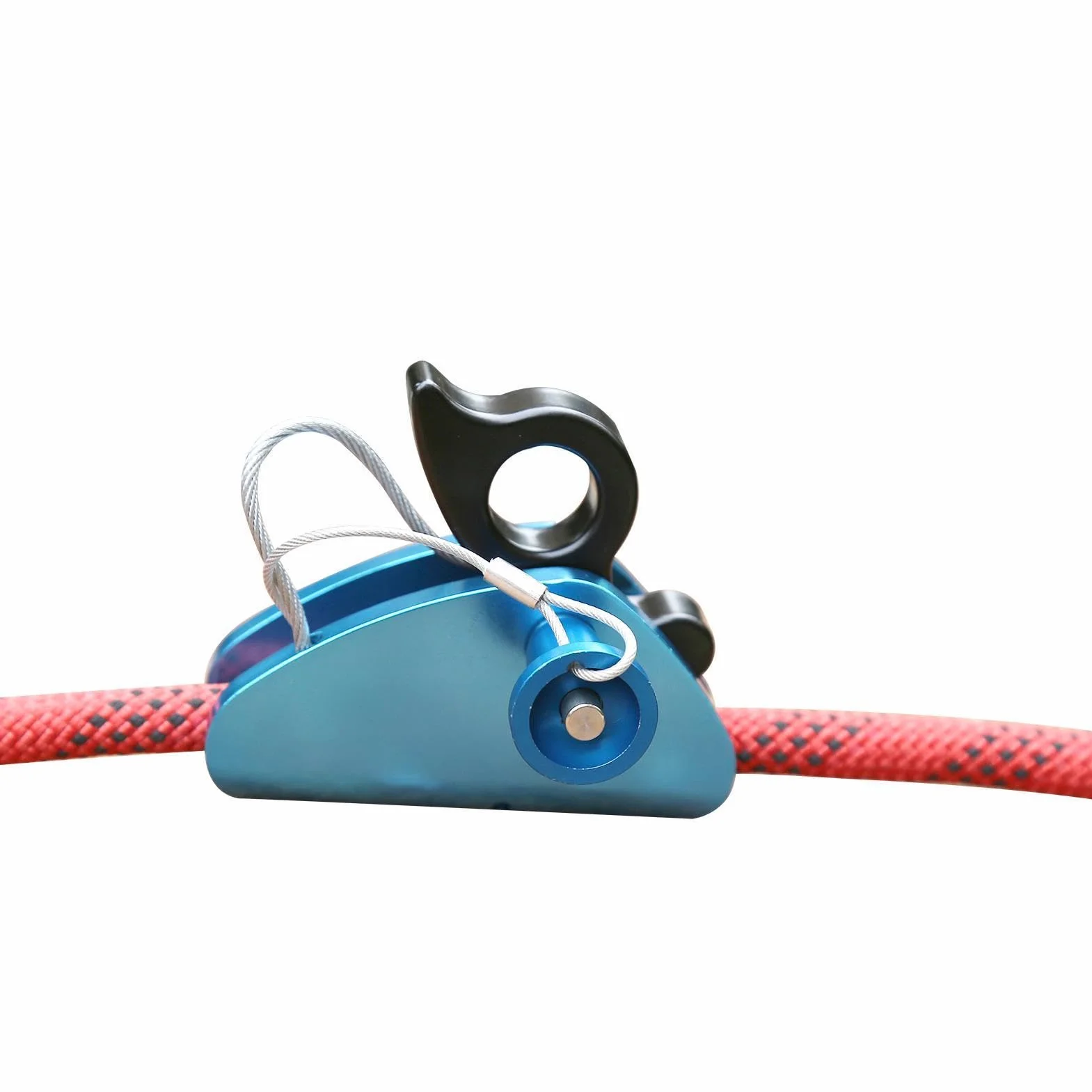 Dispositivo de Agarre de Cuerda Ultraligero 11-13mm para Rappel, Seguridad Autoblocante