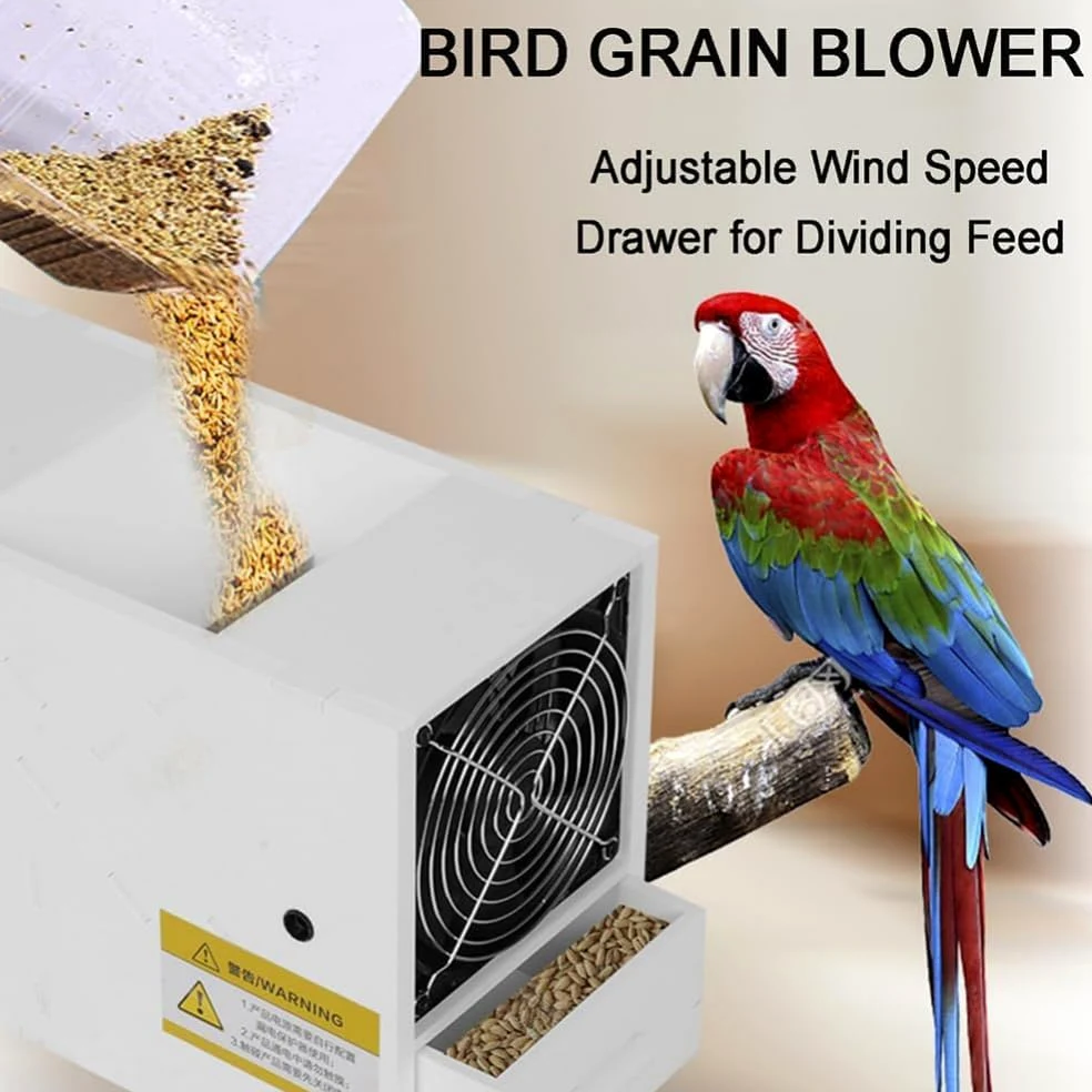 Limpiador de semillas de grano con ventilador, separador de acero inoxidable para mijo, arroz, frijoles, semillas de melón, granos varios