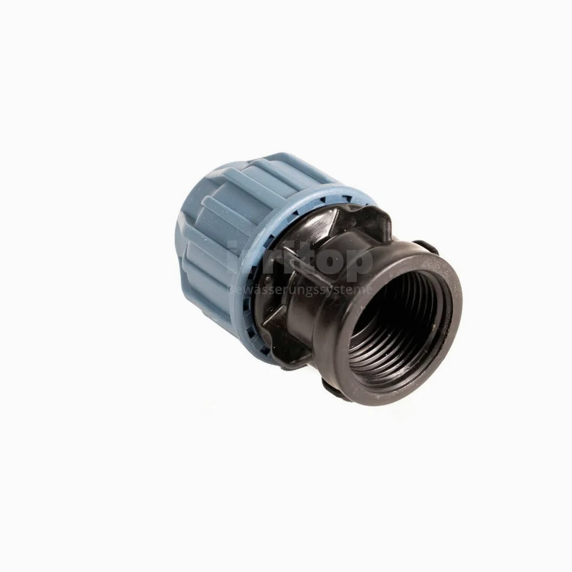 Distribuidor de tubos de polietileno de 6 zonas/25 mm (junta tórica), incluye válvulas solenoides Hunter PGV-101-MMB, conexión: tubo de polietileno de 25 mm