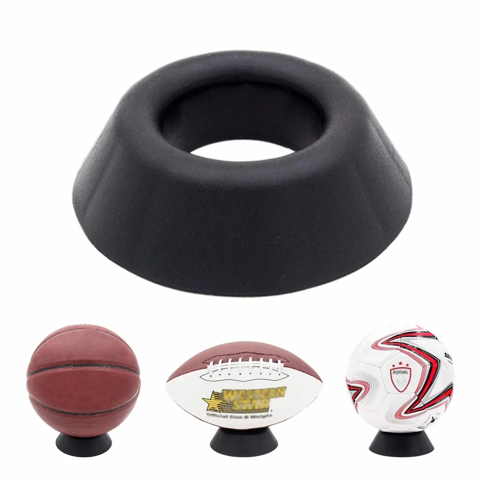 Puesto Exhibición Soporte Negro para Pelotas Baloncesto Balón Rugby Fútbol Voleibol