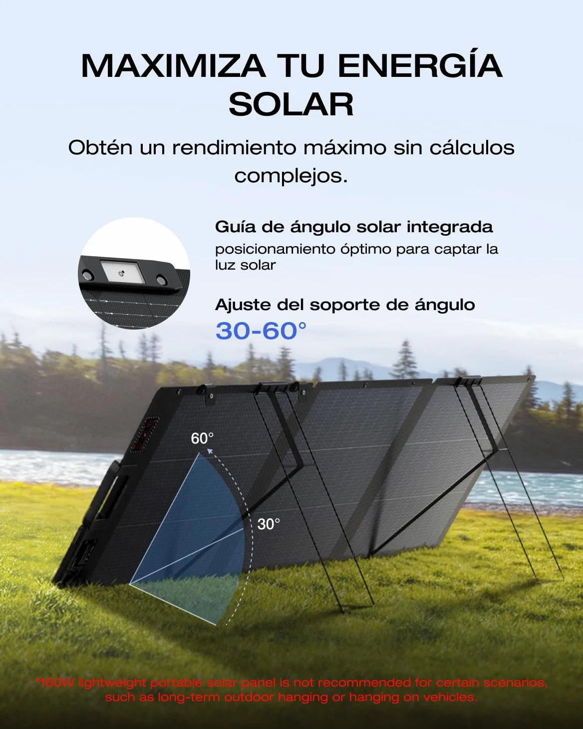 Estación de energía portátil ECOFLOW RIVER 2 MAX con panel solar 160 W | Batería LFP, sólo pequeños Defectos en el Embalaje, el Producto está Completamente sin Usar (Reacondicionado)