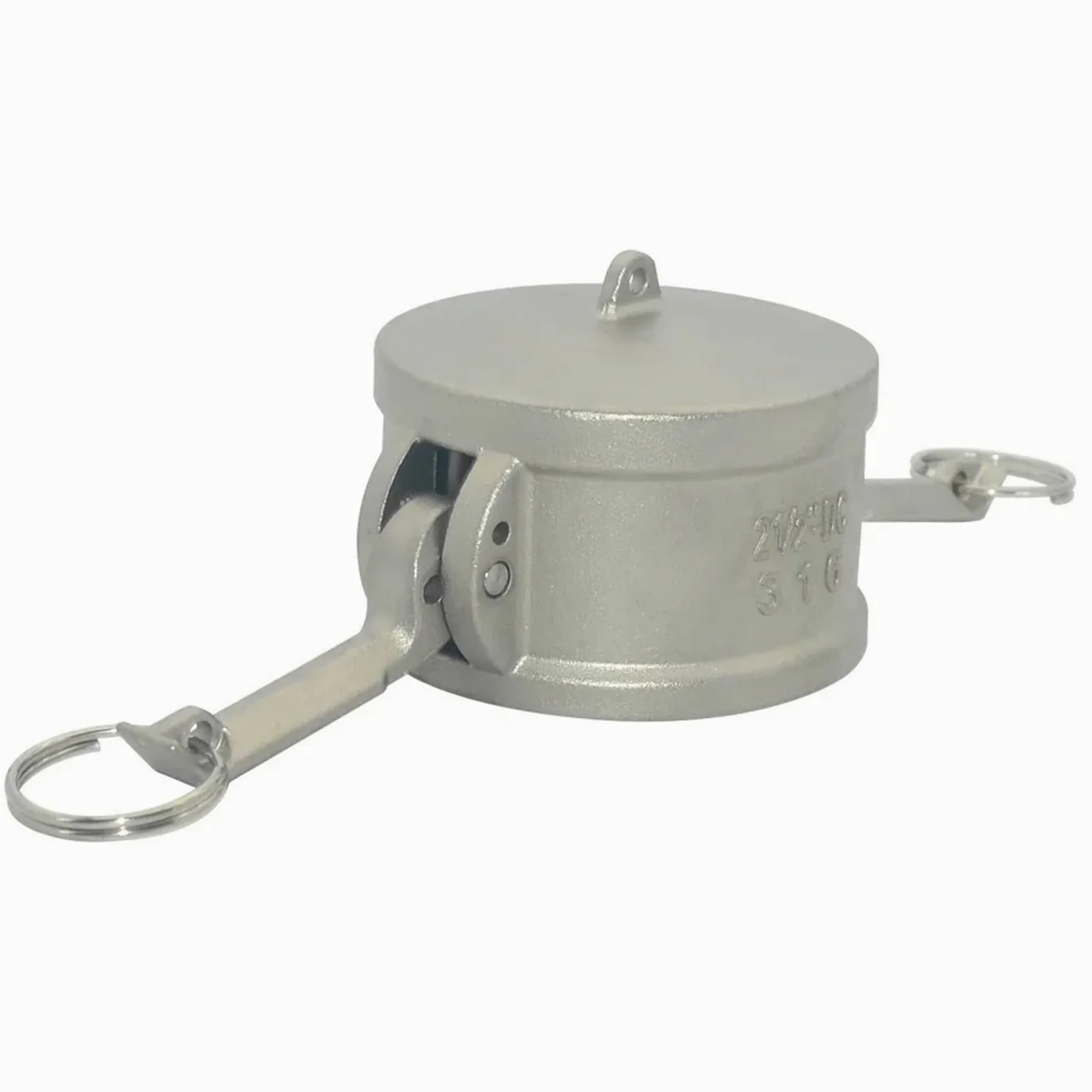 Camlock Groove Fitting 304 Stainless Steel Type DC CAM Lock Quick Connector 1/2" 3/4" 1" 1-1/4" 1-1/2" 2" 2-1/2" 3" 4" 1pcs(3/4")