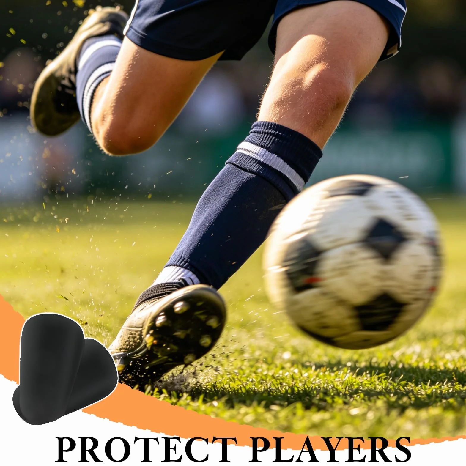 Espinilleras Mini Fútbol Niños 8 x 5 cm Protección EVA