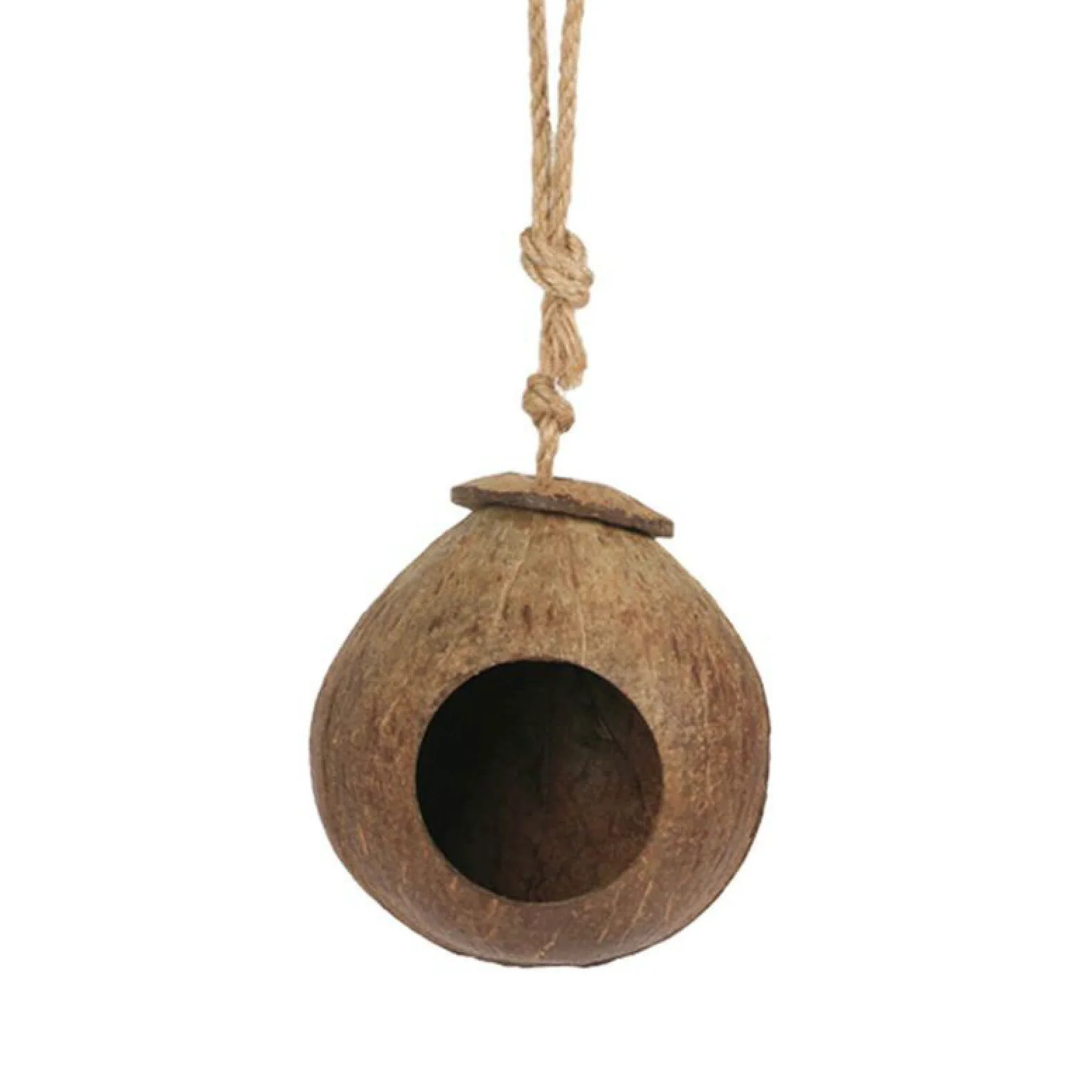 Casa Nido de pájaro Casa de pájaro de cáscara de Coco Nido de pájaro Loro Nido cálido Nido de pájaro Anti mordeduras B,Casa para pájaros(A)