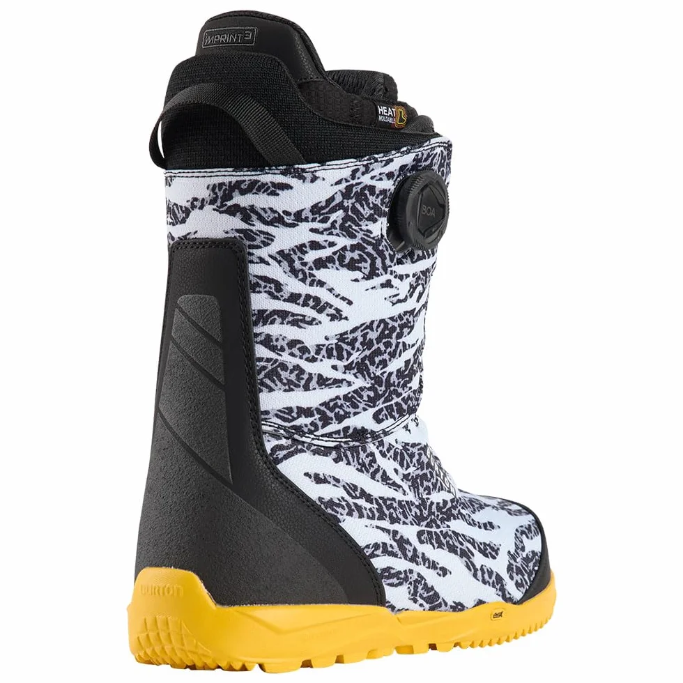 Burton Botas de Snowboard Swath Boa Zebra Goldenrod Hombre Amarillo