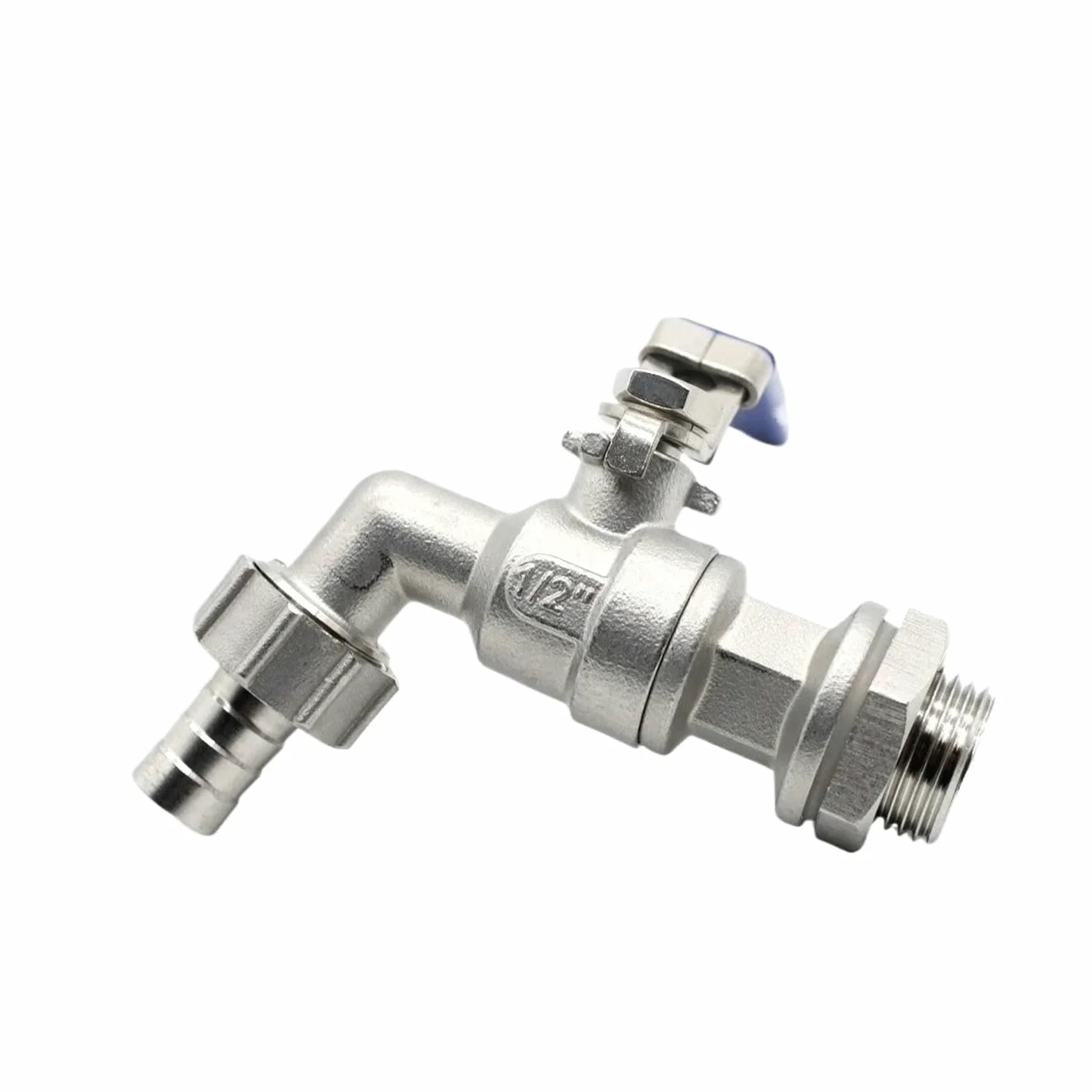 1/2 "3/4" 1 "macho a espiga for manguera válvula de bola de acero inoxidable 304 grifo de agua grifo hogar jardín anticongelante al aire libre(DN20 3l4 BSP)