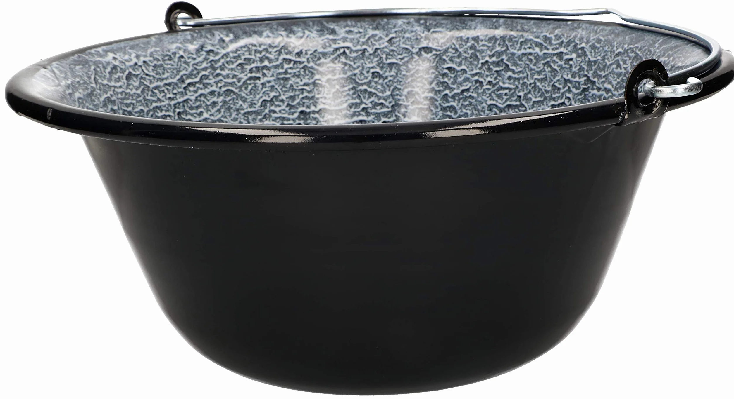 KOTARBAU® Hervidor húngaro para gulash (esmaltado, 25 L, para colgar en la estructura de trípode)