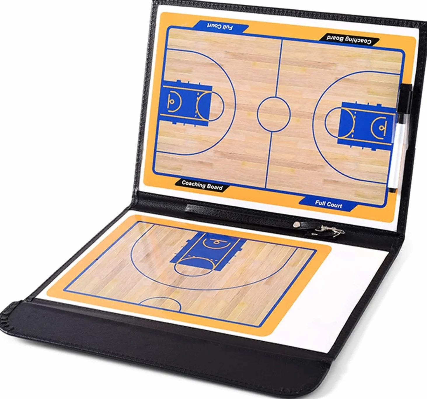 Pizarra Baloncesto Entrenador CREADY con Imanes y Lapiceros Carpeta Tactica
