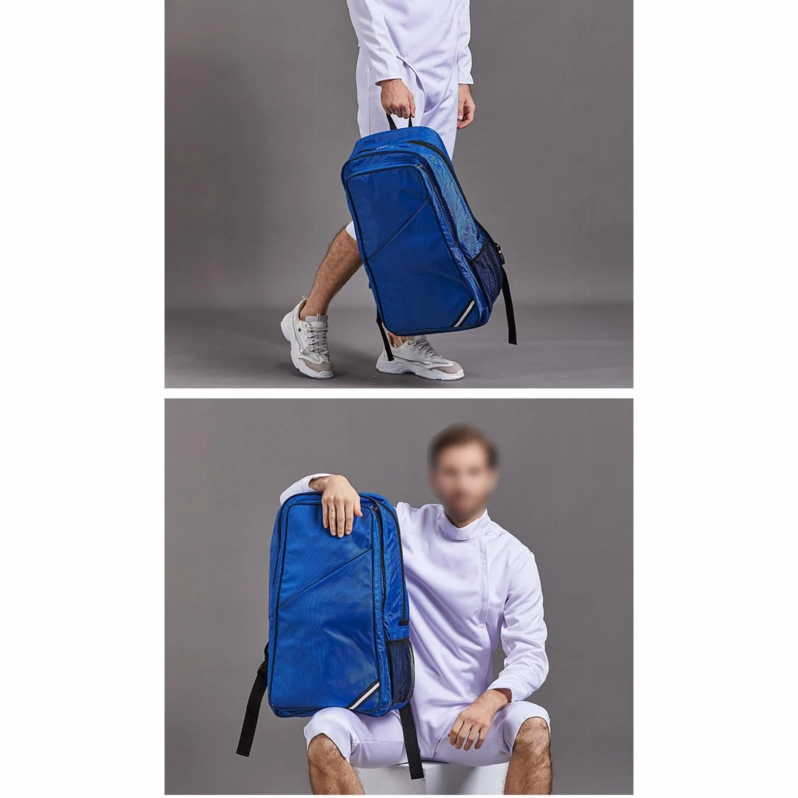 Bolsa Deportiva de Esgrima Mochila de Gran Capacidad Nailon con Asa para Adultos