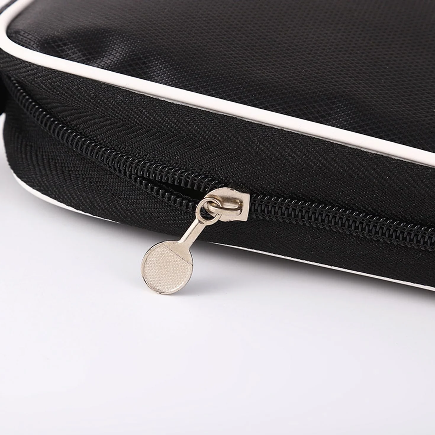 Bolsa de Tenis de Mesa para Raqueta de Ping Pong, Funda Protectora, Color Negro, 27 x 17 cm