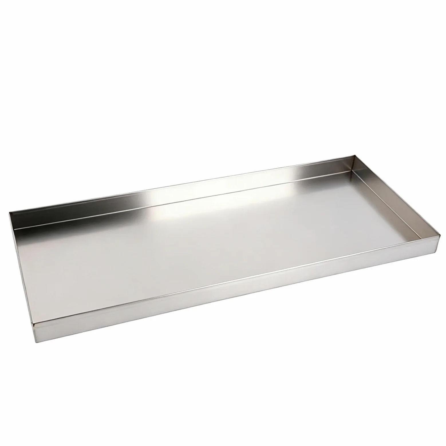 Acero Inoxidable Bandeja de Condensados, Cuadrado Bandeja de Goteo para Lavadora para Restaurantes, Cocinas y Hogares(80x30x5cm/31x12x2in)