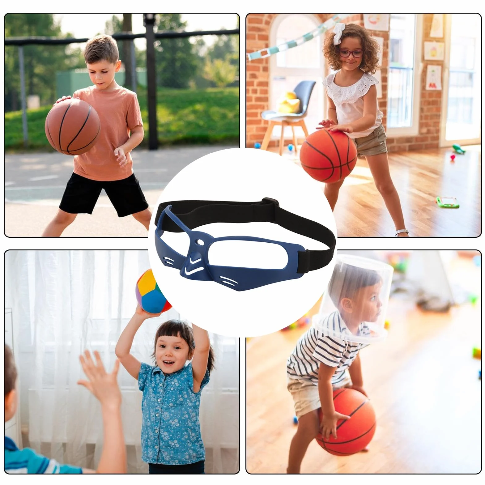 Gafas de Regateo Deportivas Baloncesto Equipo Protección Entrenamiento Jugadores