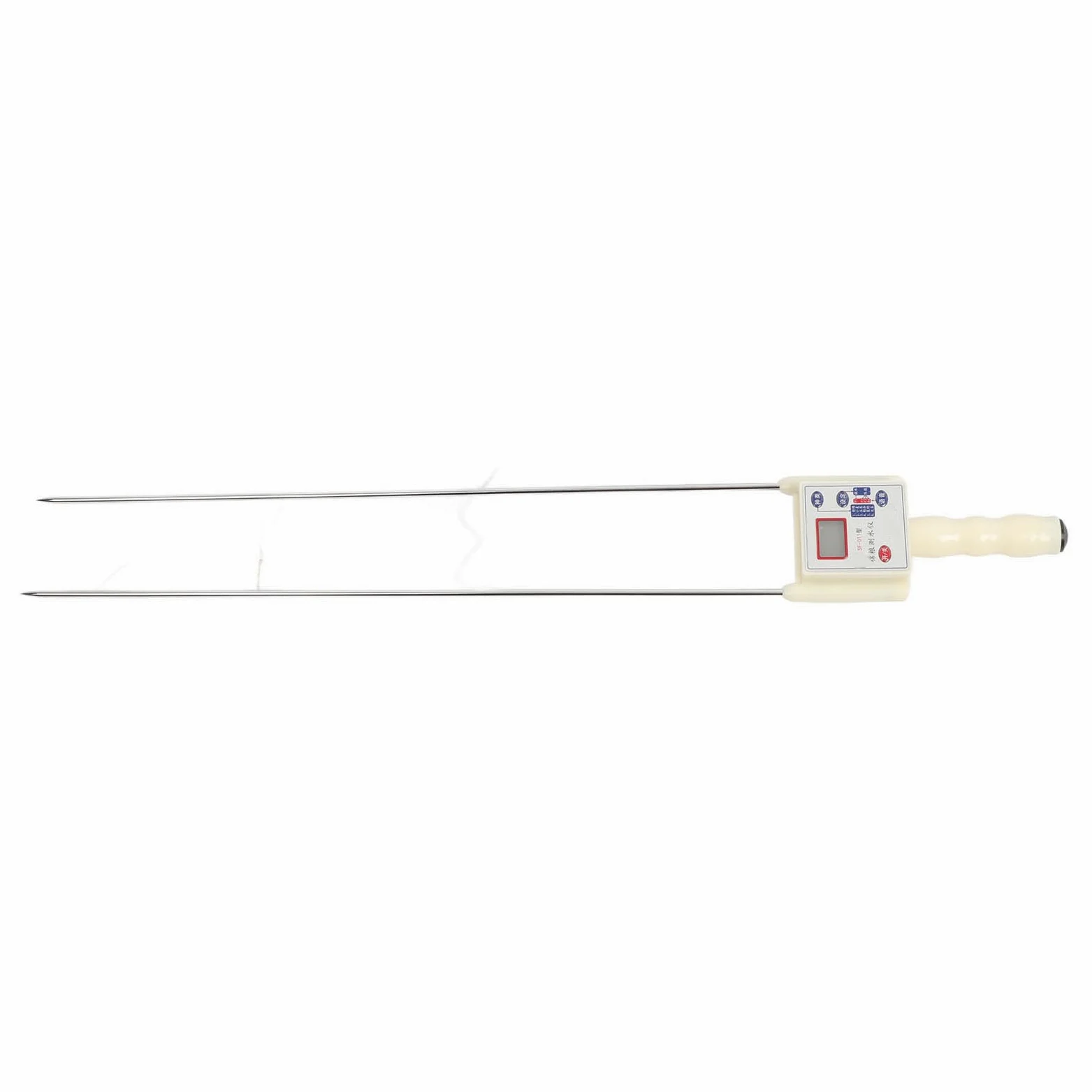 Yosoo Health Gear Medidor de Humedad de Grano Analizador de Humedad de Plástico para Trigo, Maíz, Arroz, Soja con Doble Aguja, Pantalla LED, Informe de Voz, Retroiluminación para Pruebas de (Medio)