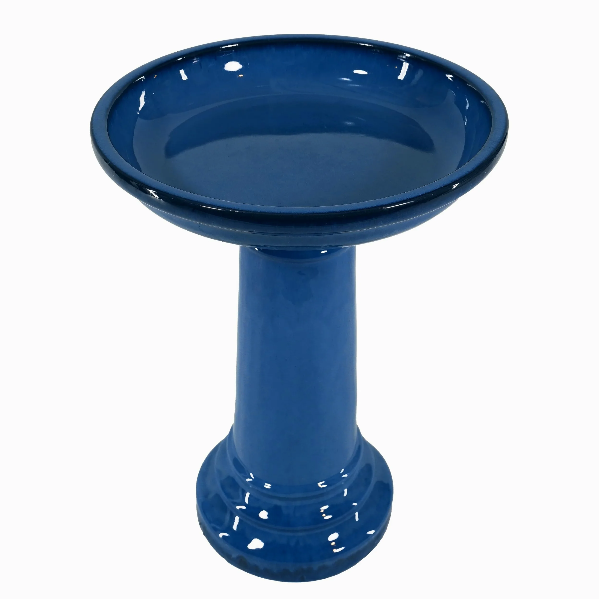 Smart Vida 207104-bt aviatra Bebedero para pájaros de cerámica, Color Azul, con fácil Montaje y Gran Durabilidad