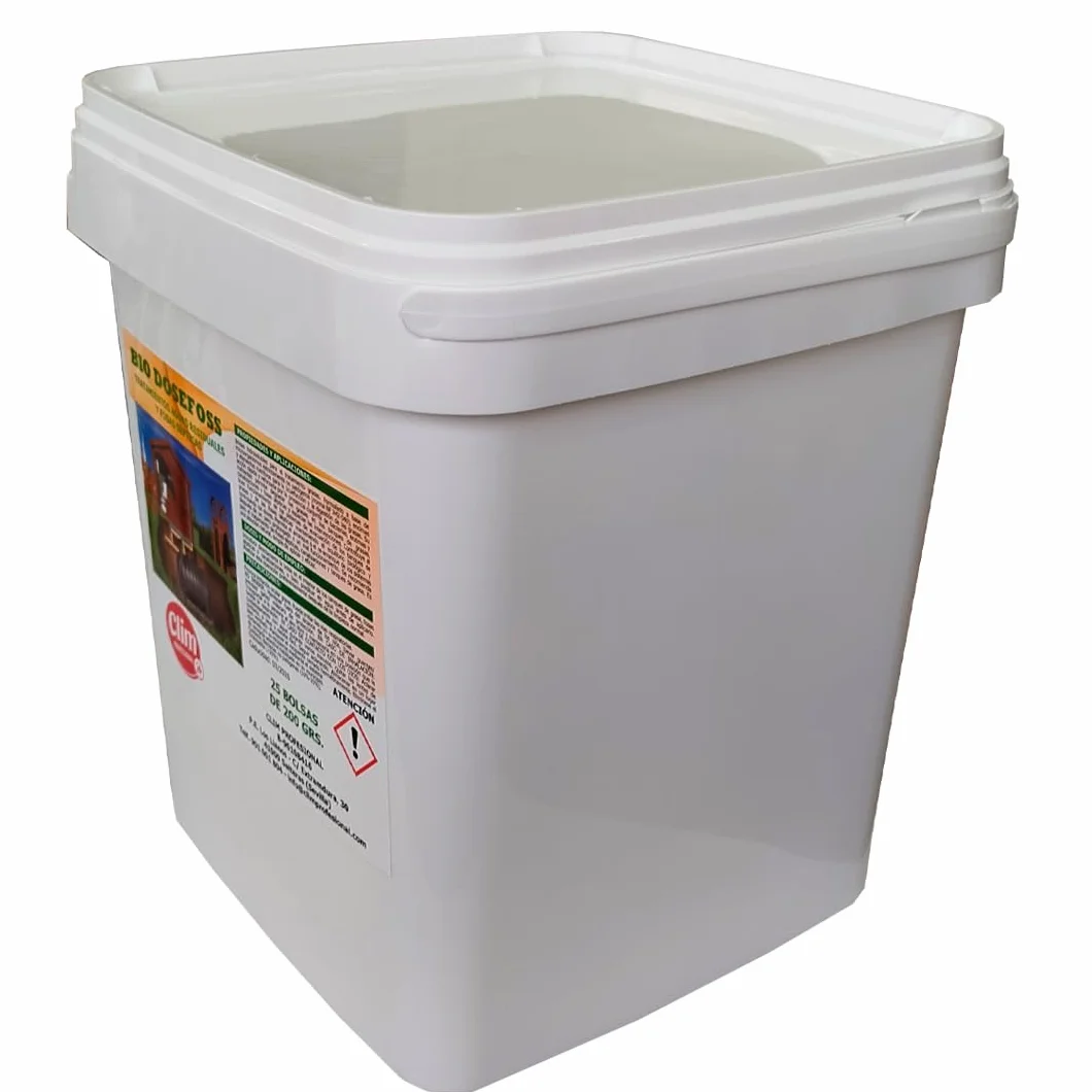 Activador enzimático biológico de fosas sépticas y depuradoras. Pack 5 kg. Degradación de materia orgánica, grasas, detergentes y celulosa en arquetas o fosas sépticas