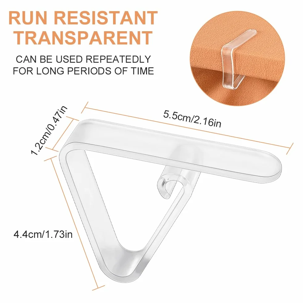 AUAUY 27 Piezas Sujeta Manteles para Mesas, Transparentes Plastico Sujeta Manteles de Mesa Exterior, Sujeta Manteles, Pinzas Sujeta Manteles, Pinzas Mantel Mesa Exterior Plastico para Interior