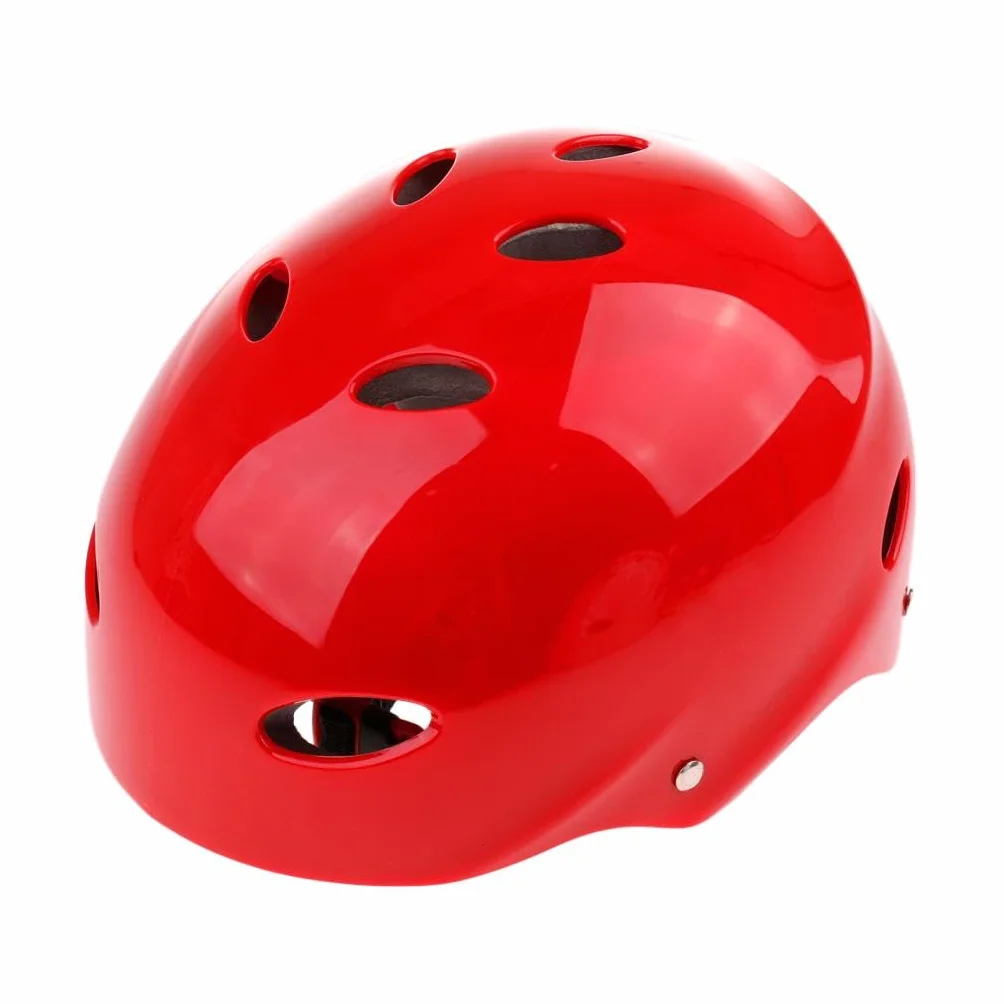 Casco de seguridad para deportes acuáticos wakeboard kayak talla L rojo