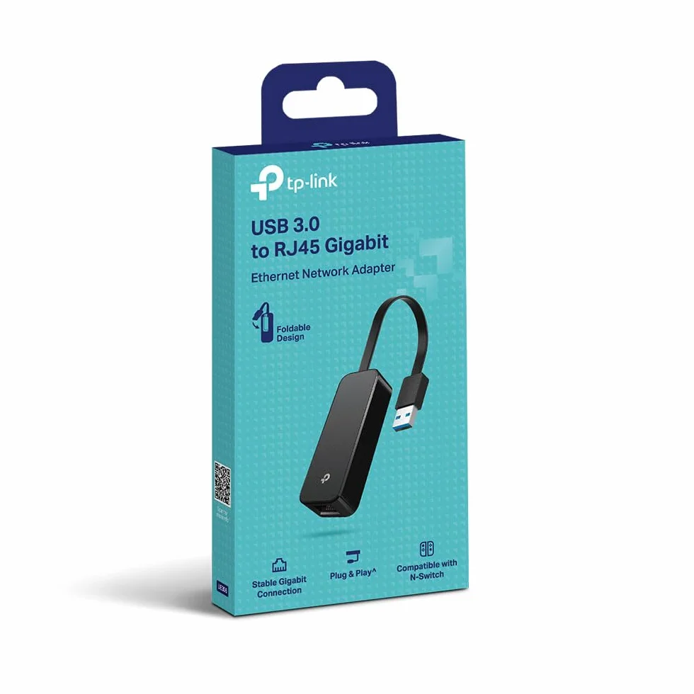 TP-Link UE306 Adaptador USB 3.0 Gigabit Ethernet 10/100/1000 Plegable