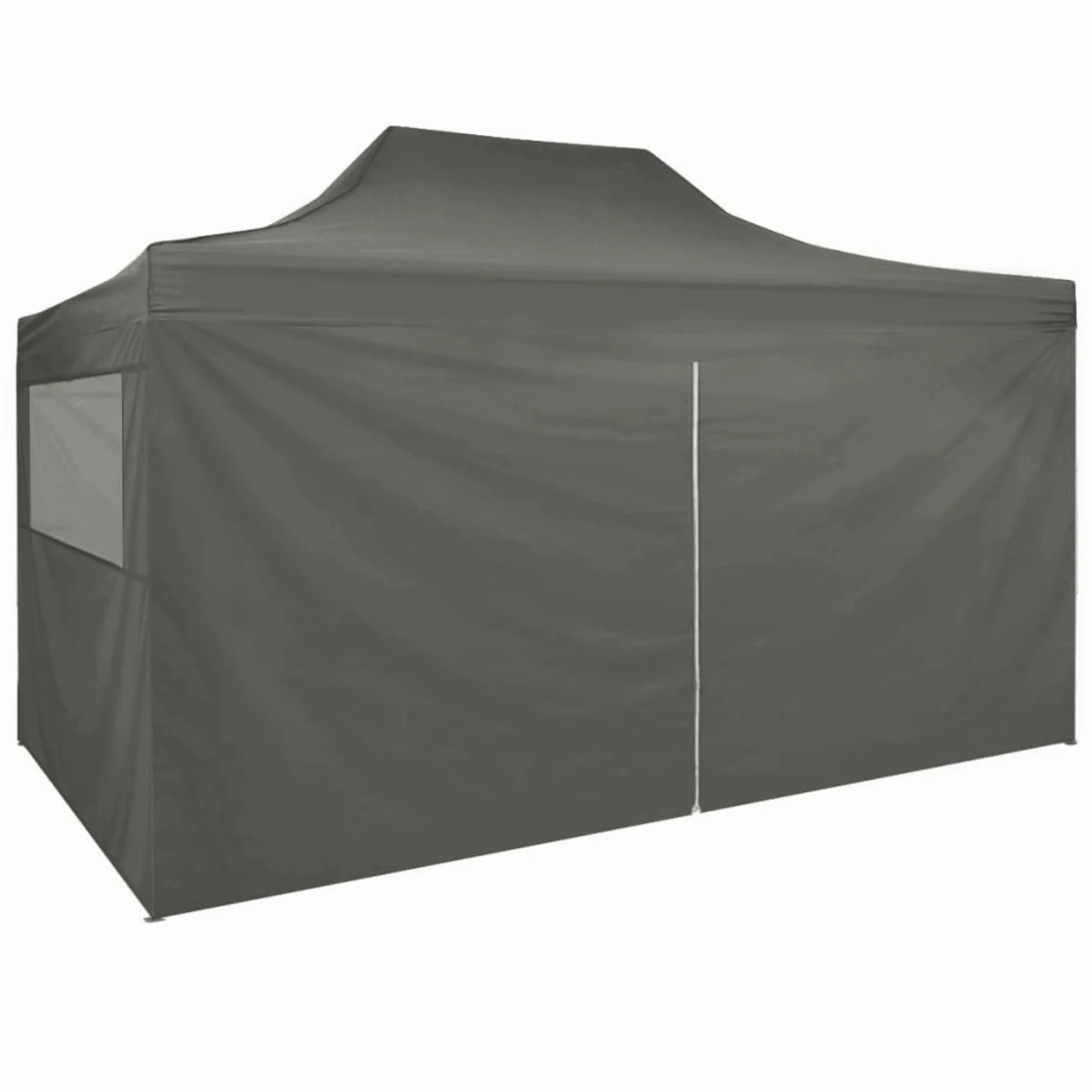 ARKEM Carpa pleglable Pop-up con 4 Paredes 3x4,5 m Gris Antracita Carpa Camping Toldo RetráCtil