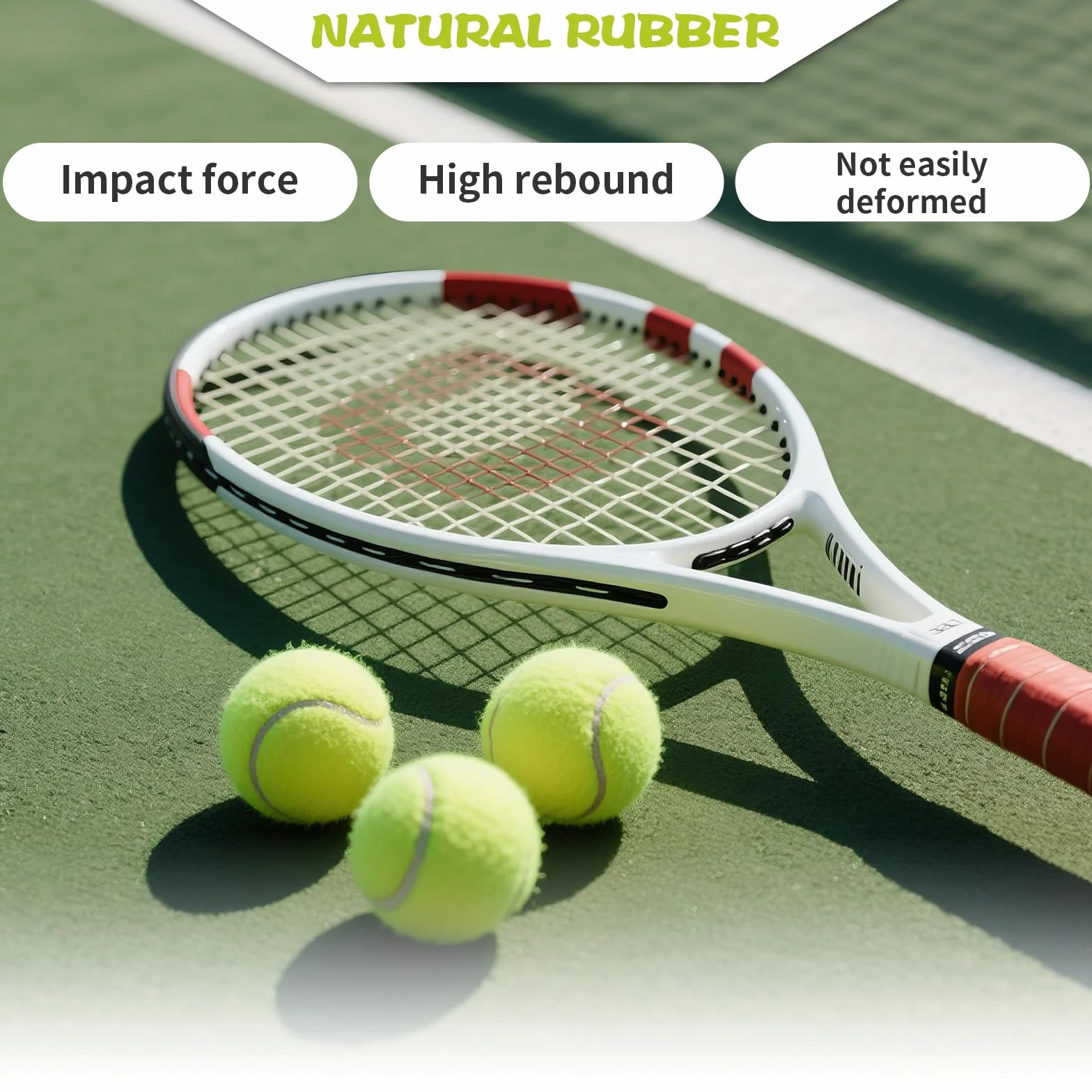 Pelotas de Tenis para Perros 12 Piezas, Bolas Padel Amarillas Accesorio Entrenamiento