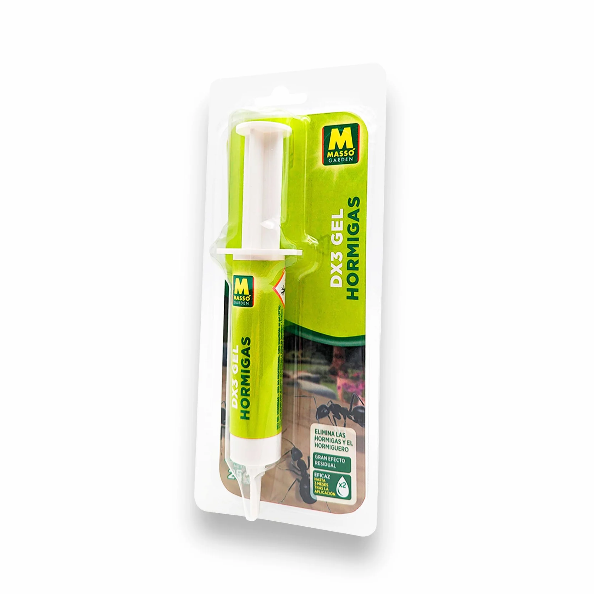 Gel Cebo Insecticida Anti Hormigas DX3 GEL Muy Eficaz 25 GR | Elimina todo el hormiguero incluida la reina | Gel Incoloro, Inodoro y no mancha | Contiene Repelente para Niños y Mascotas | Nexum Market
