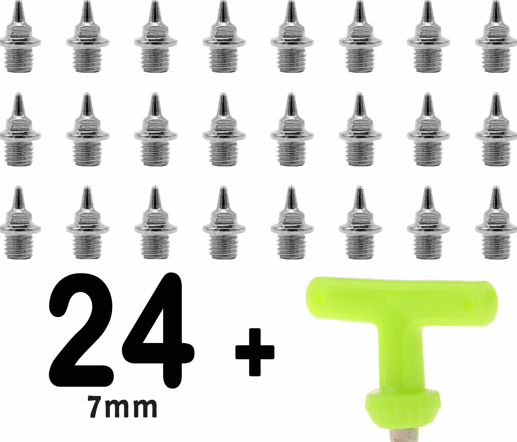 Clavos de 7mm para Atletismo en Pista | Pinchos universales con Llave incluida