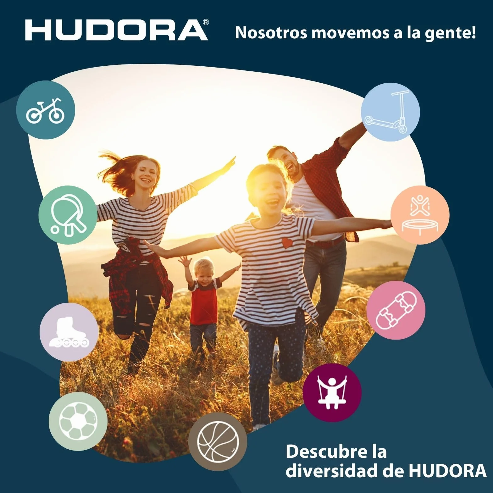 Hudora Trainer Mit Torwand - Portería de fútbol Unisex Adulto