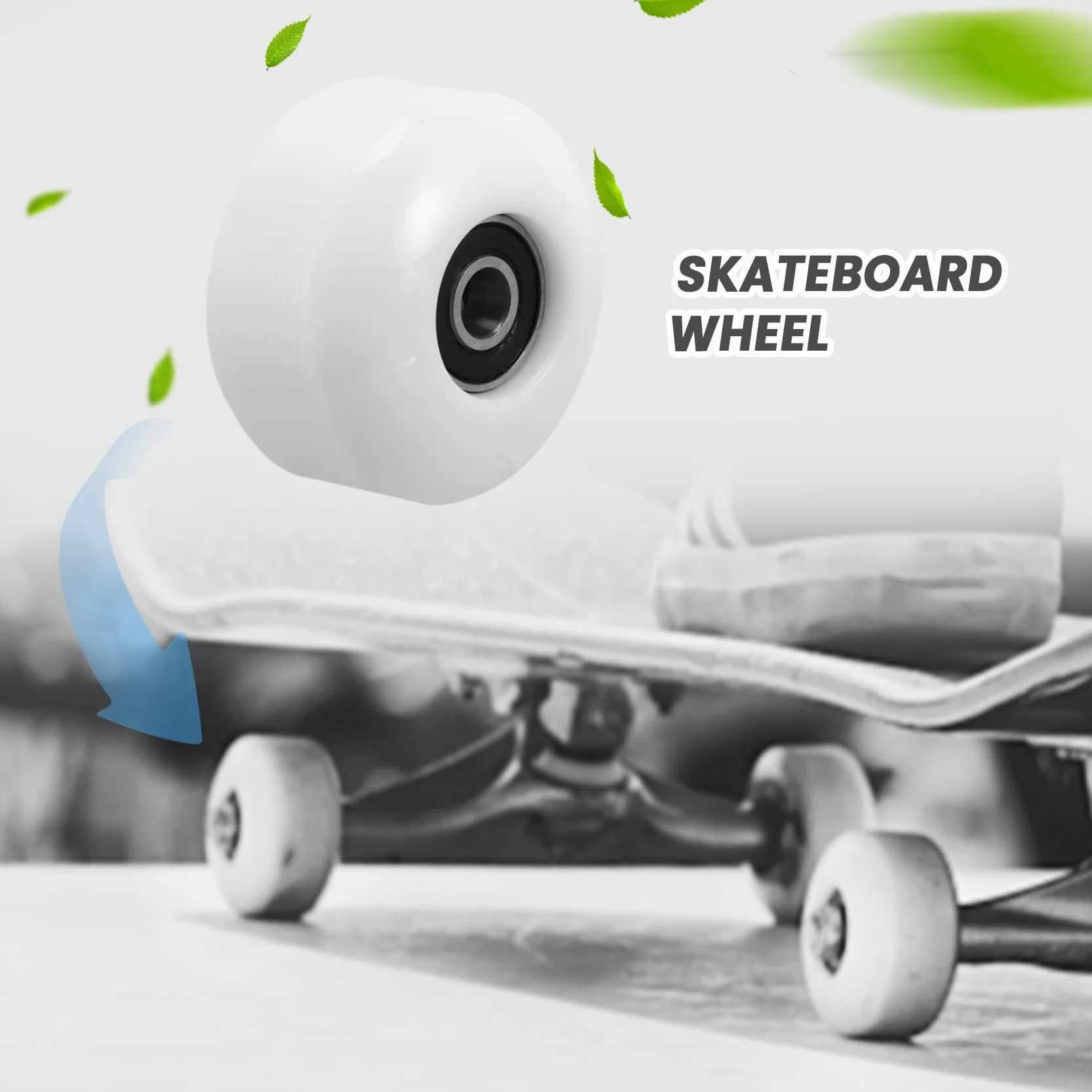Ruedas de Skate 52x30 mm con Rodamientos Juego de 4