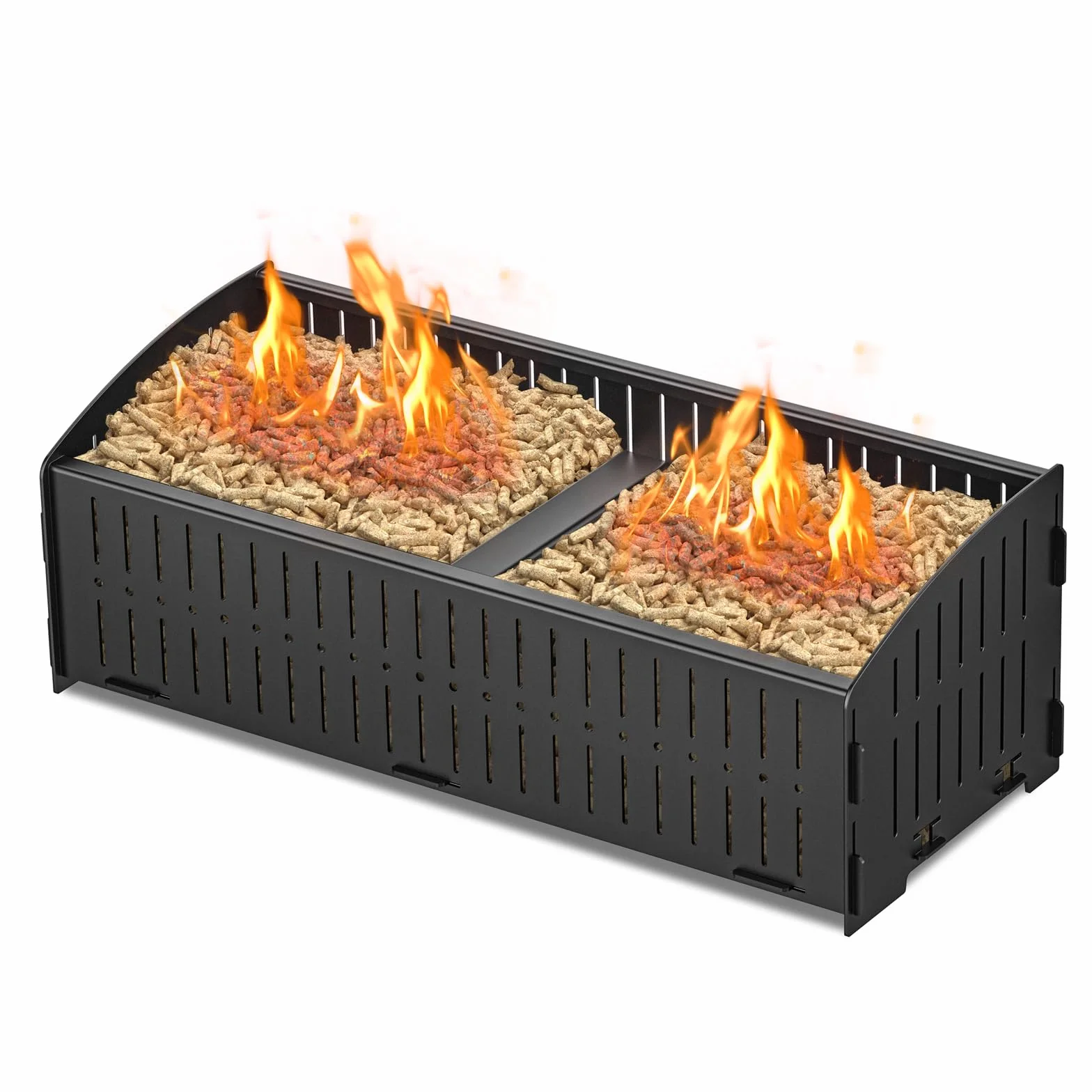 johgee Cesta de pellets, 48 × 20 × 17,5 cm, 5 kg, cesta de pellets para chimeneas y estufas