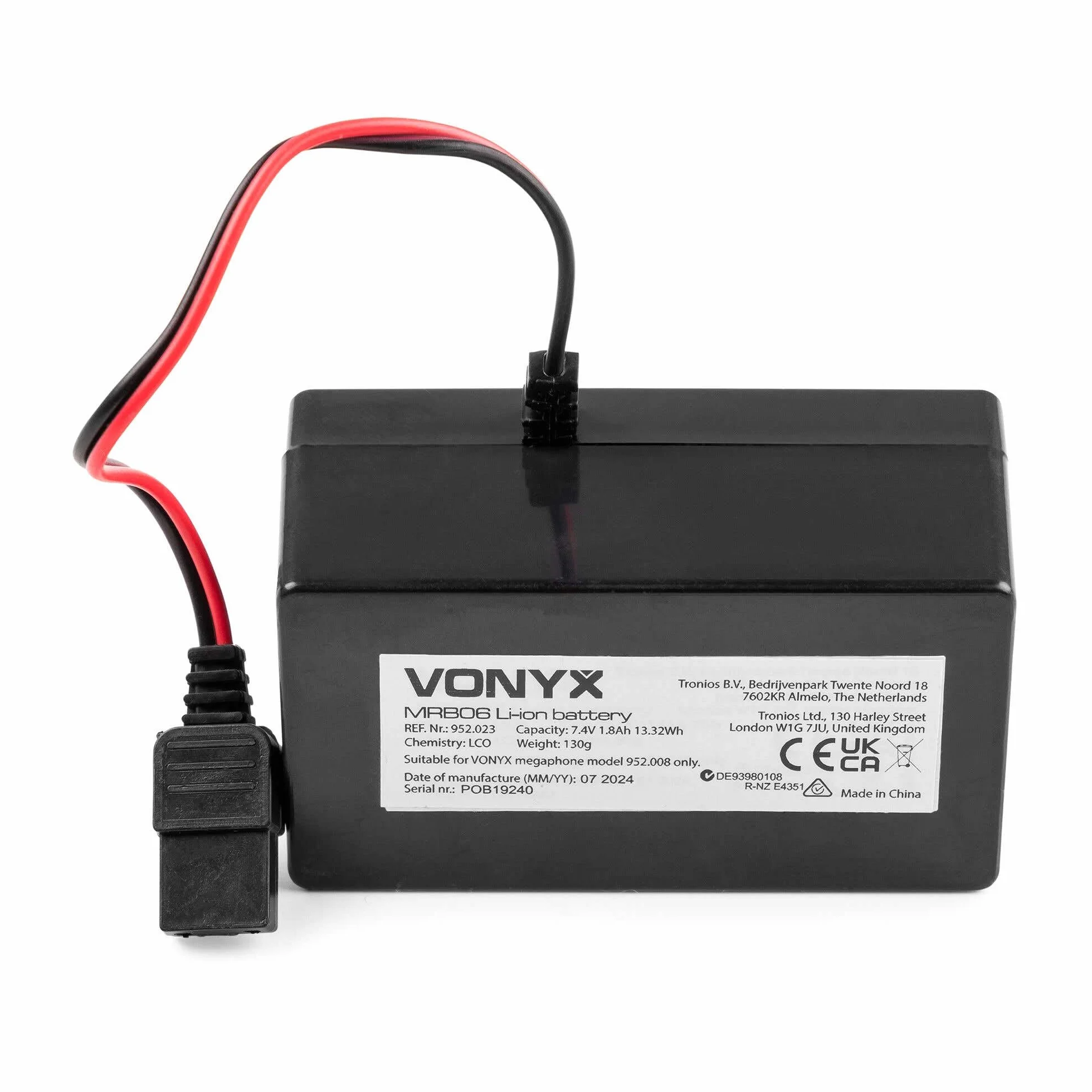 Vonyx MEG045 Megáfono 45W Bluetooth USB Micro SD Sirena Alcance 1000m