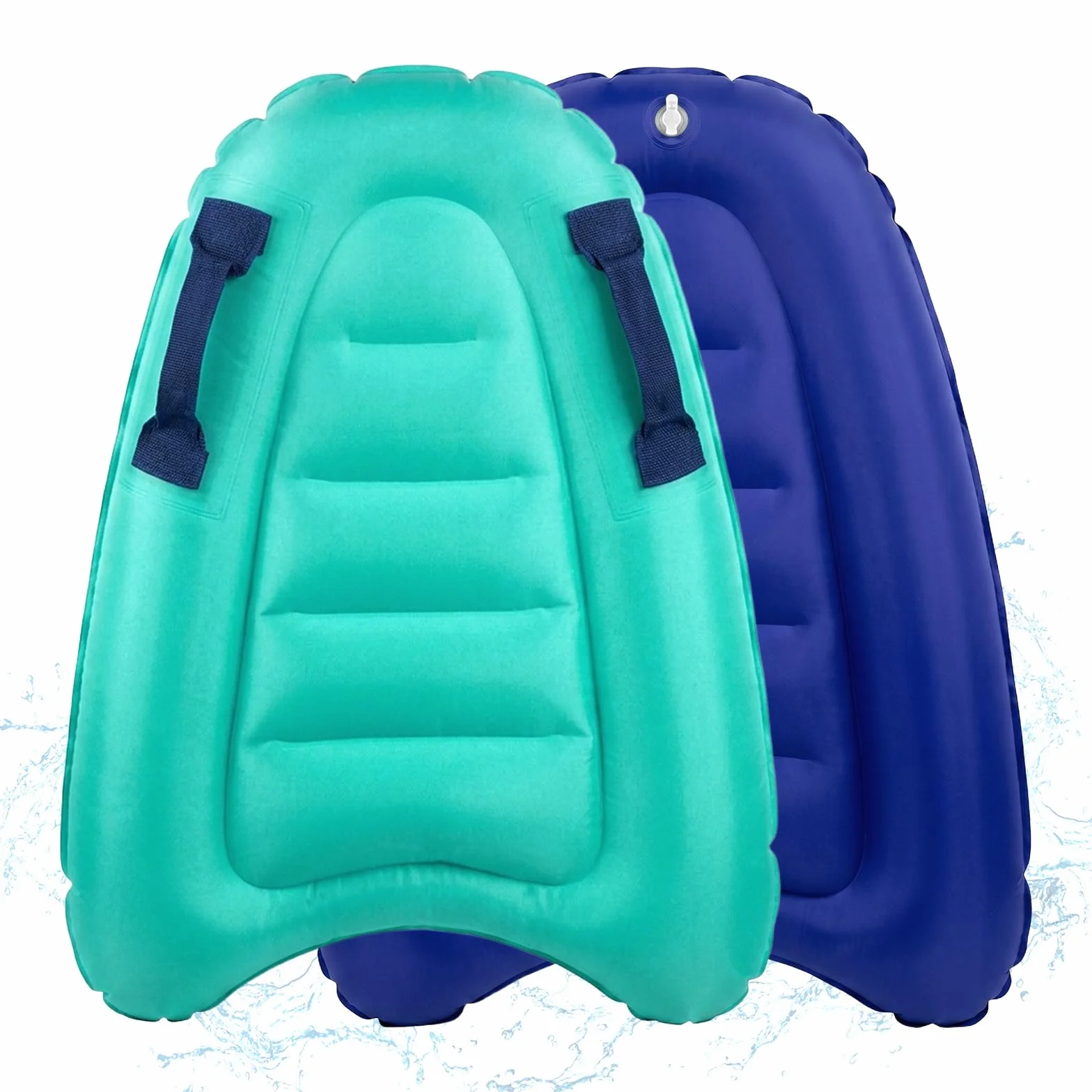 Tabla de Bodyboard Flotante 67x52cm con Asas Ligera Plegable Surf Playa Deportes Acuáticos