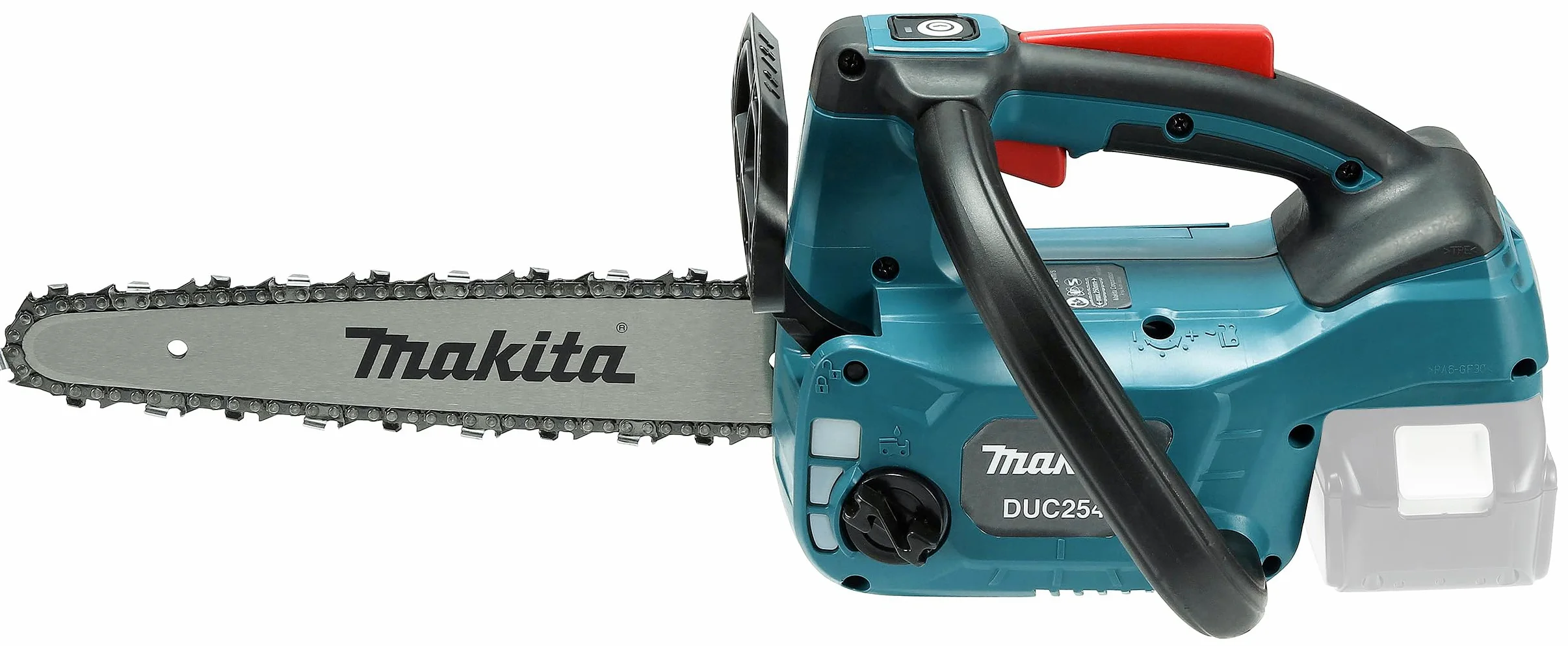 Makita - DUC254CZ - Sierra de cadena a batería 18V para poda carving