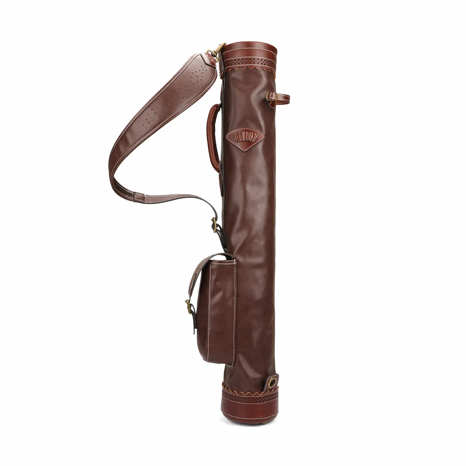 TOURBON Bolsa de transporte vintage para golf con bolsillo para pelotas