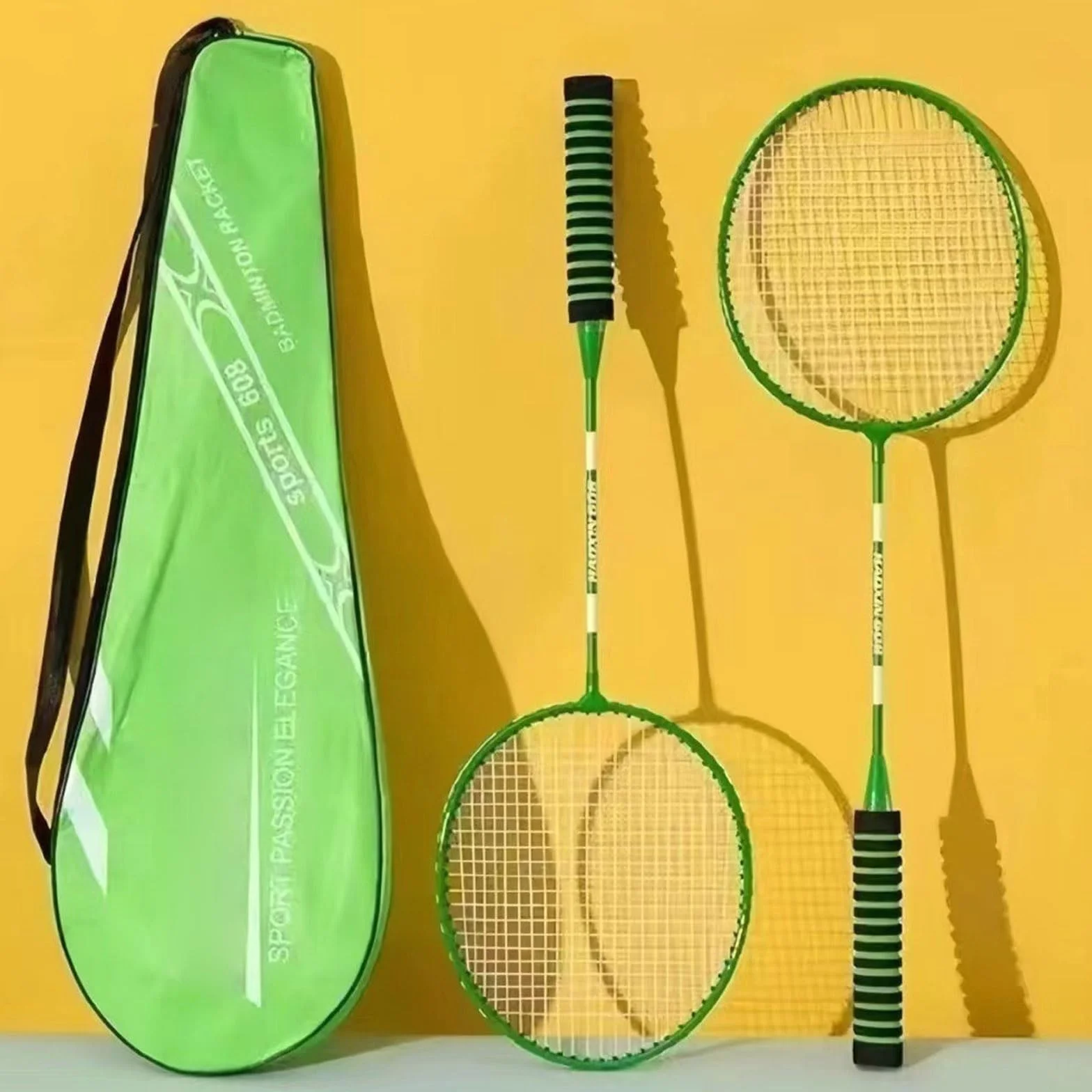 Raquetas de bádminton ligeras para interiores y exteriores, para niños, adultos y principiantes