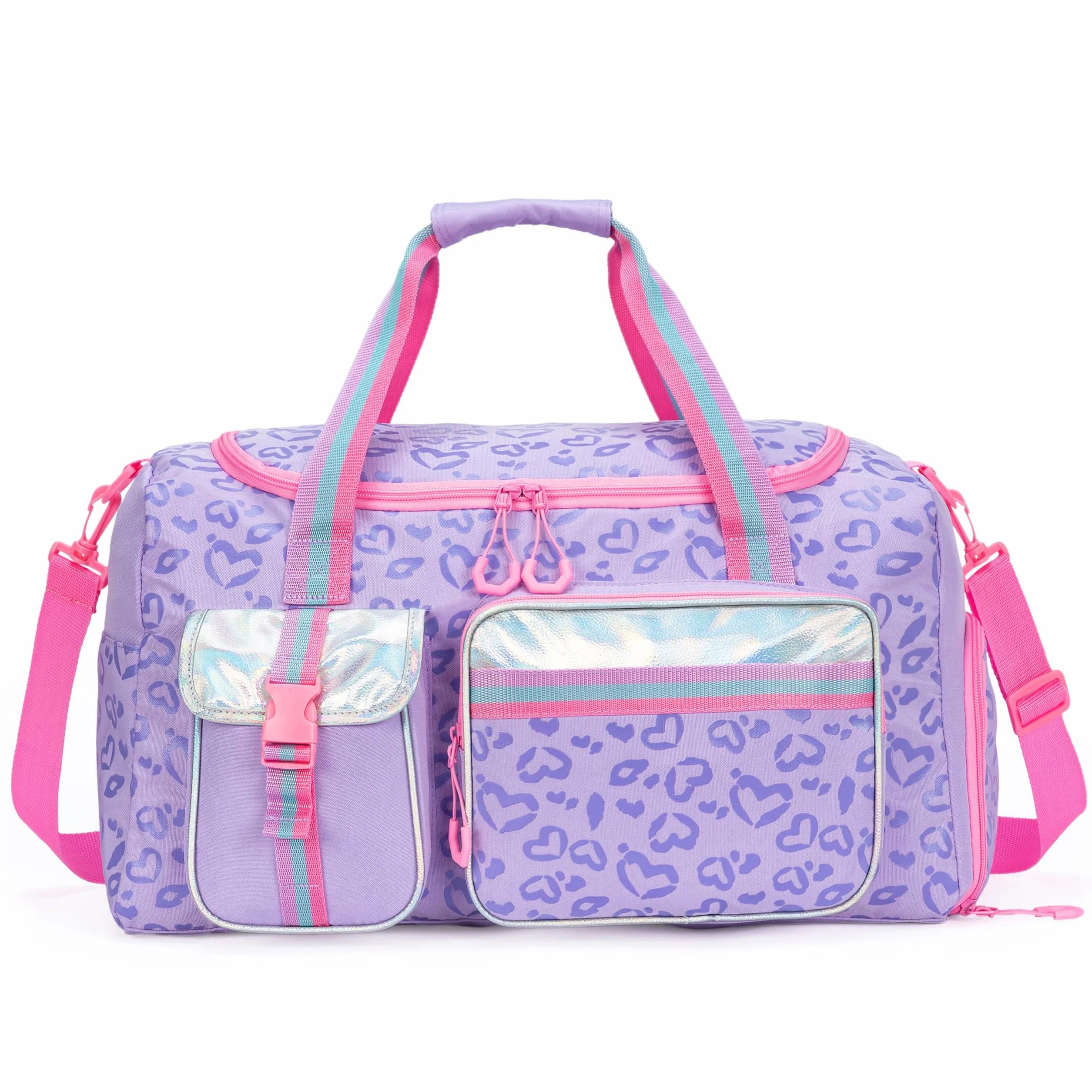 HTgroce Bolsa de Deporte Niña Bolsa de Viaje Bolsas Gimnasio con Compartimento