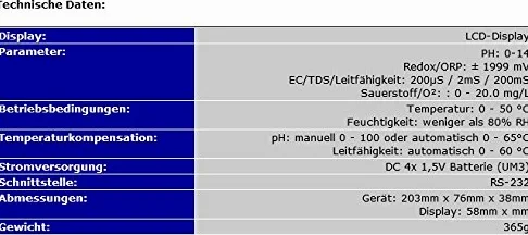 MEDIDOR (OXIGENO, PH, ORP, O², REDOX, TDS, EC, CONDUCTANCIA) hasta 200MS SA3