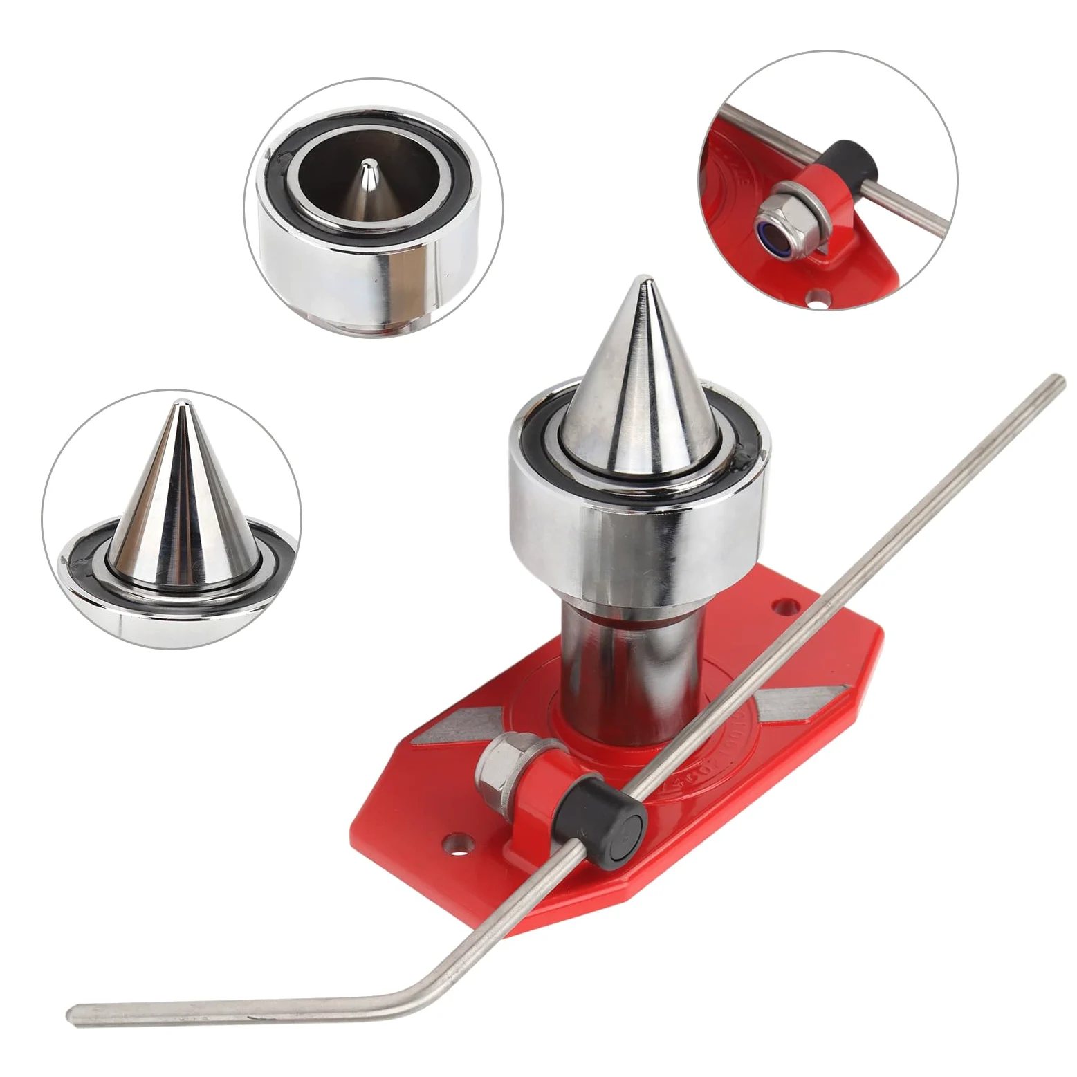 Cryfokt Balanceador de Cuchillas para Cortacésped, Montaje en Pared, Instrumento de Equilibrio de Cuchillas de Construcción Sólida mag 1000 de Alta Resistencia para Matic, Varilla de Calibre