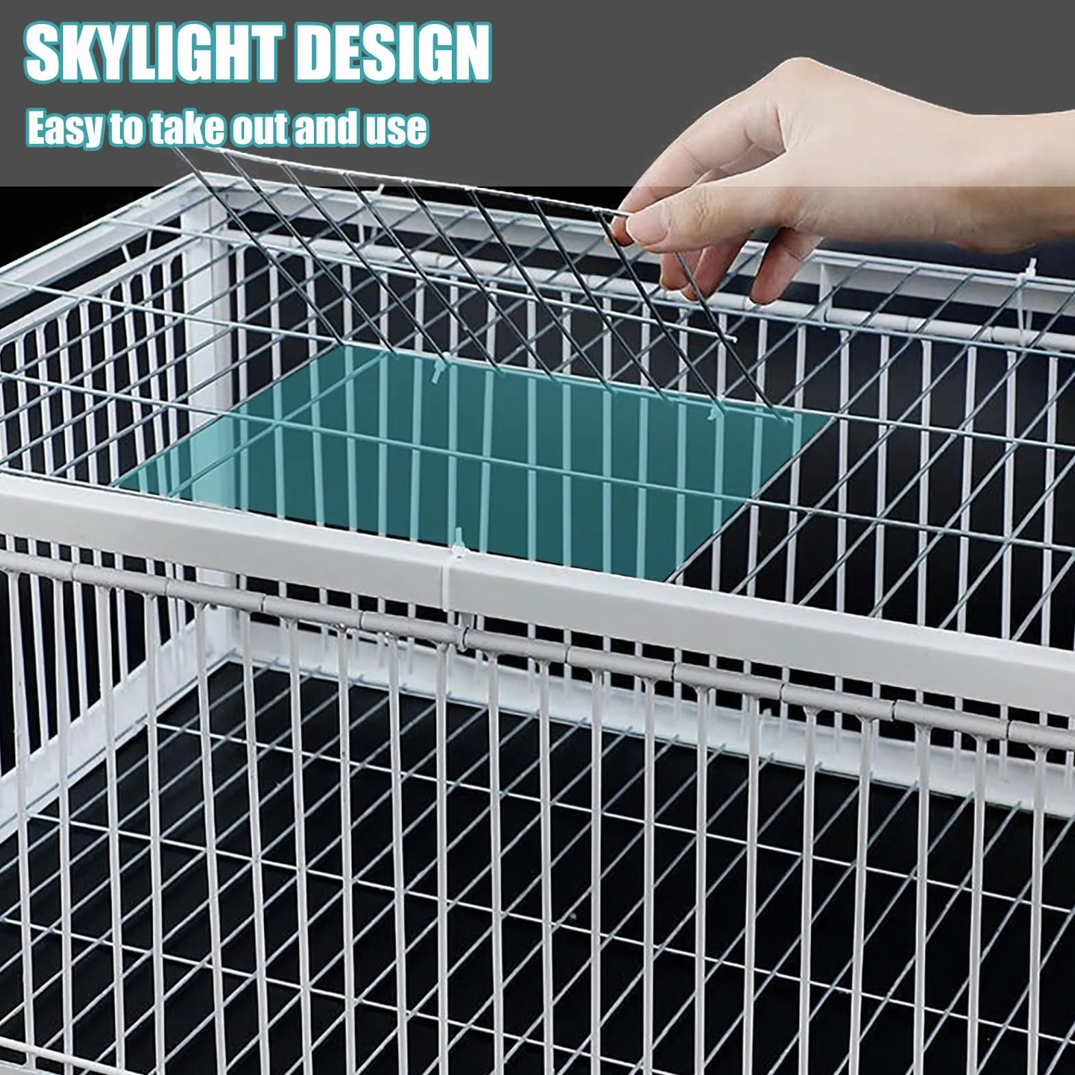 Trampa Para Pájaros Con Entrada Unidireccional Jaula Trampa Para Palomas Fácil De Montar Con Diseño A Prueba De Fugas Portátil 4 Importada Recolección Automática De Palomas Adecuada(90x40x26CM)