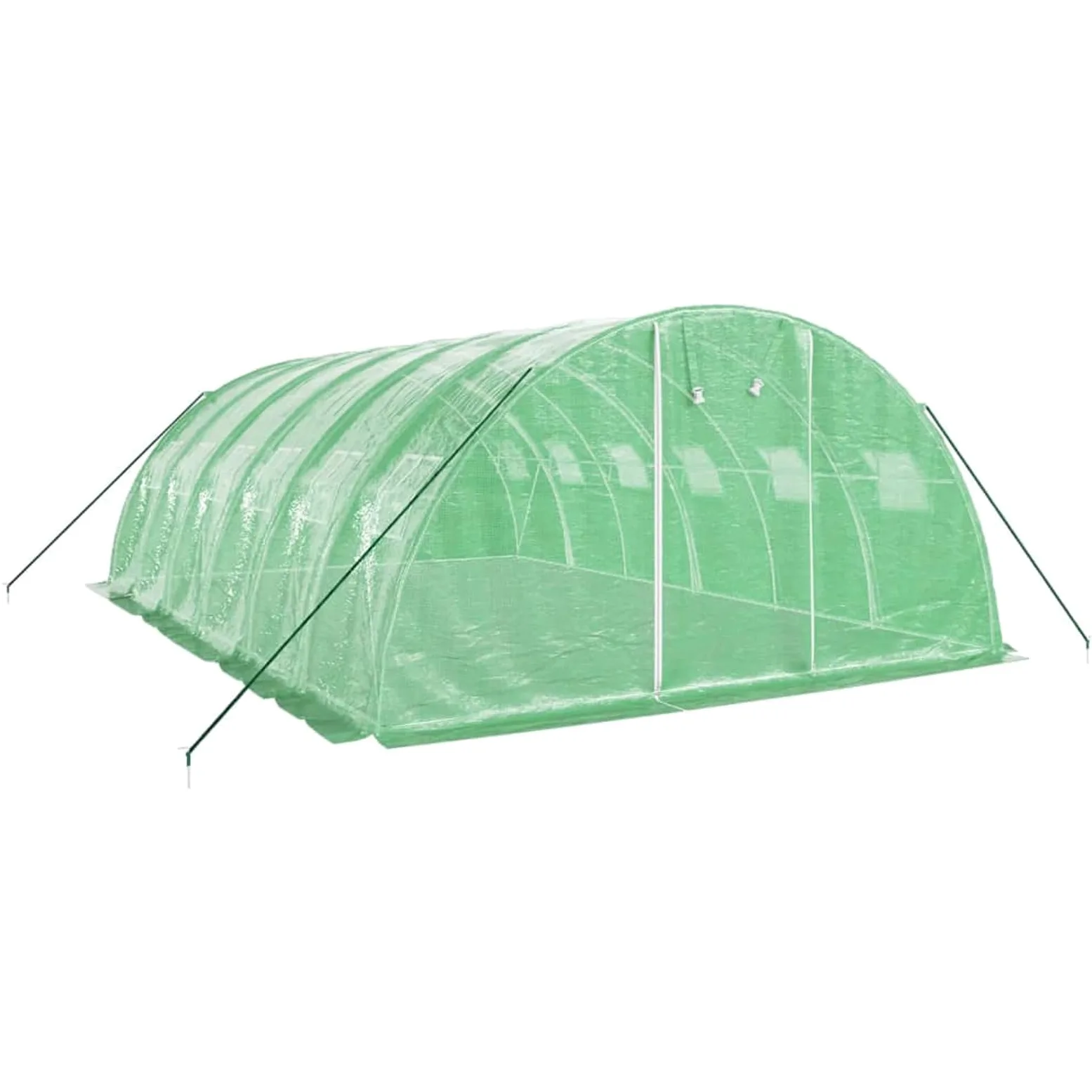 ARKEM Invernadero con Estructura de Acero Verde 24 m² 6x4x2 m Pajareras Exterior En Jardin