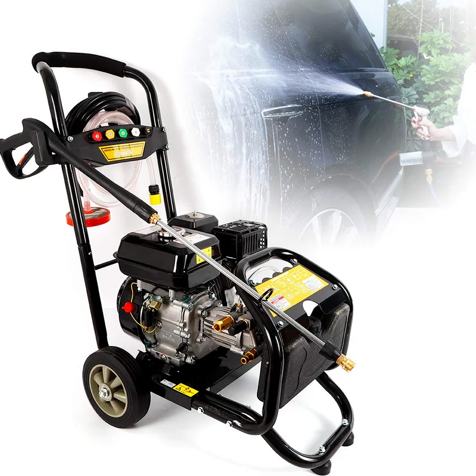 Lavadora a presión, Calentador de Vapor de Motor de Gasolina, 7,5 HP, 3600 RPM, Motor OHV