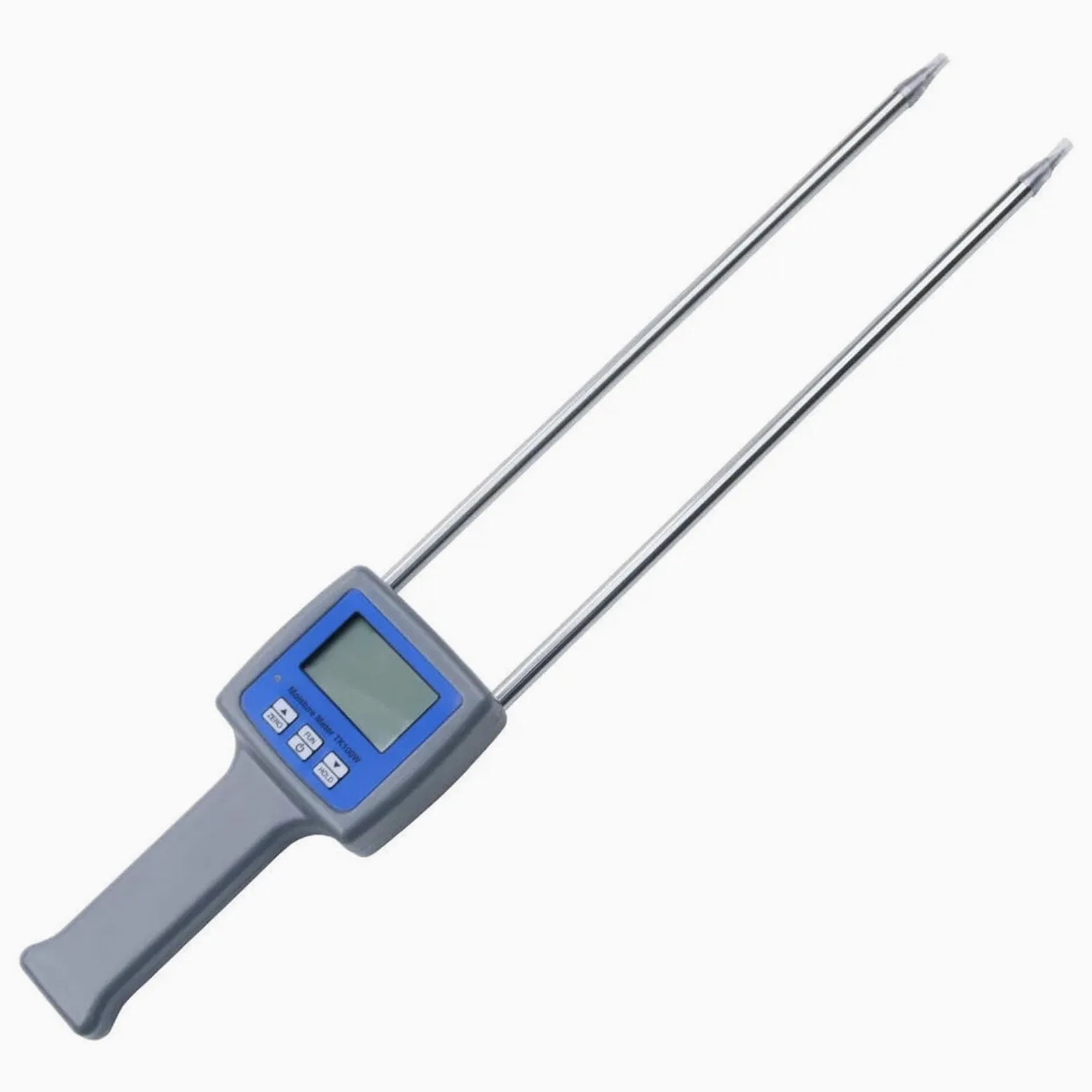 Higrómetros profesionales for aserrín de madera, polvo, pacas de heno, turba, medidor de humedad, analizador de humedad digital LCD