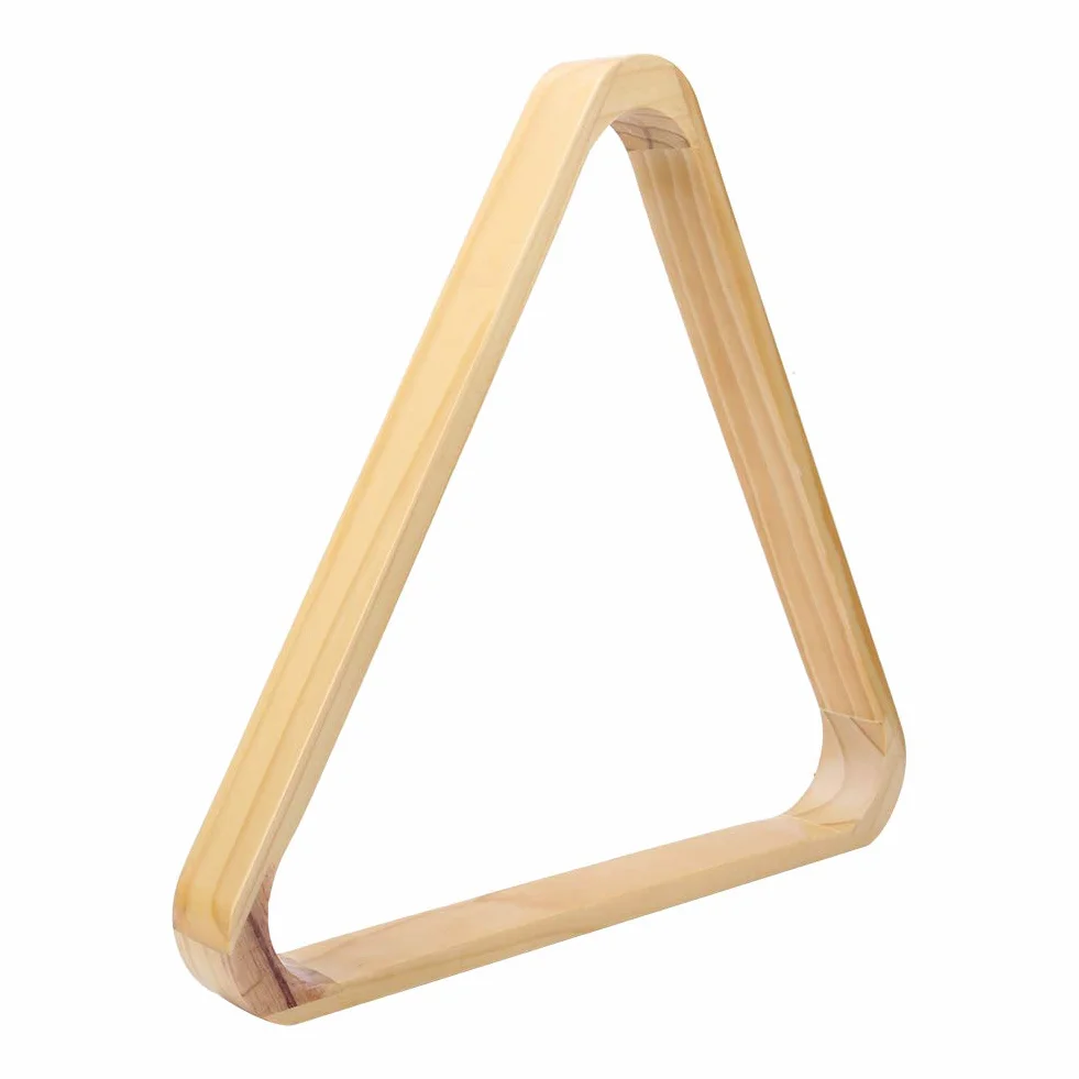 Estante para Bolas de Billar Triángulo de 8 Bolas de Madera Resistente
