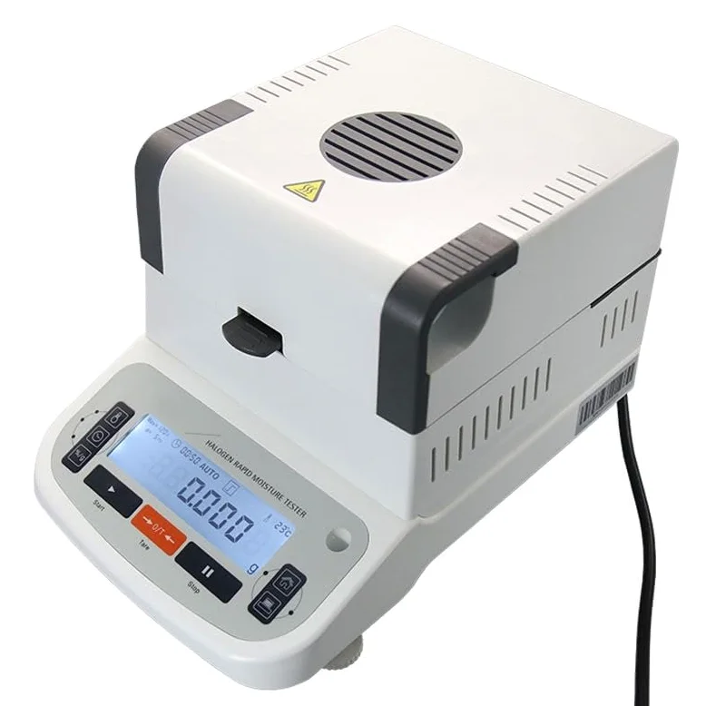 Medidor de Humedad, Analizador de humedad halógeno de alta precisión, medidor electrónico de contenido de humedad con legibilidad de 0,0001g, capacidad máxima de 120g